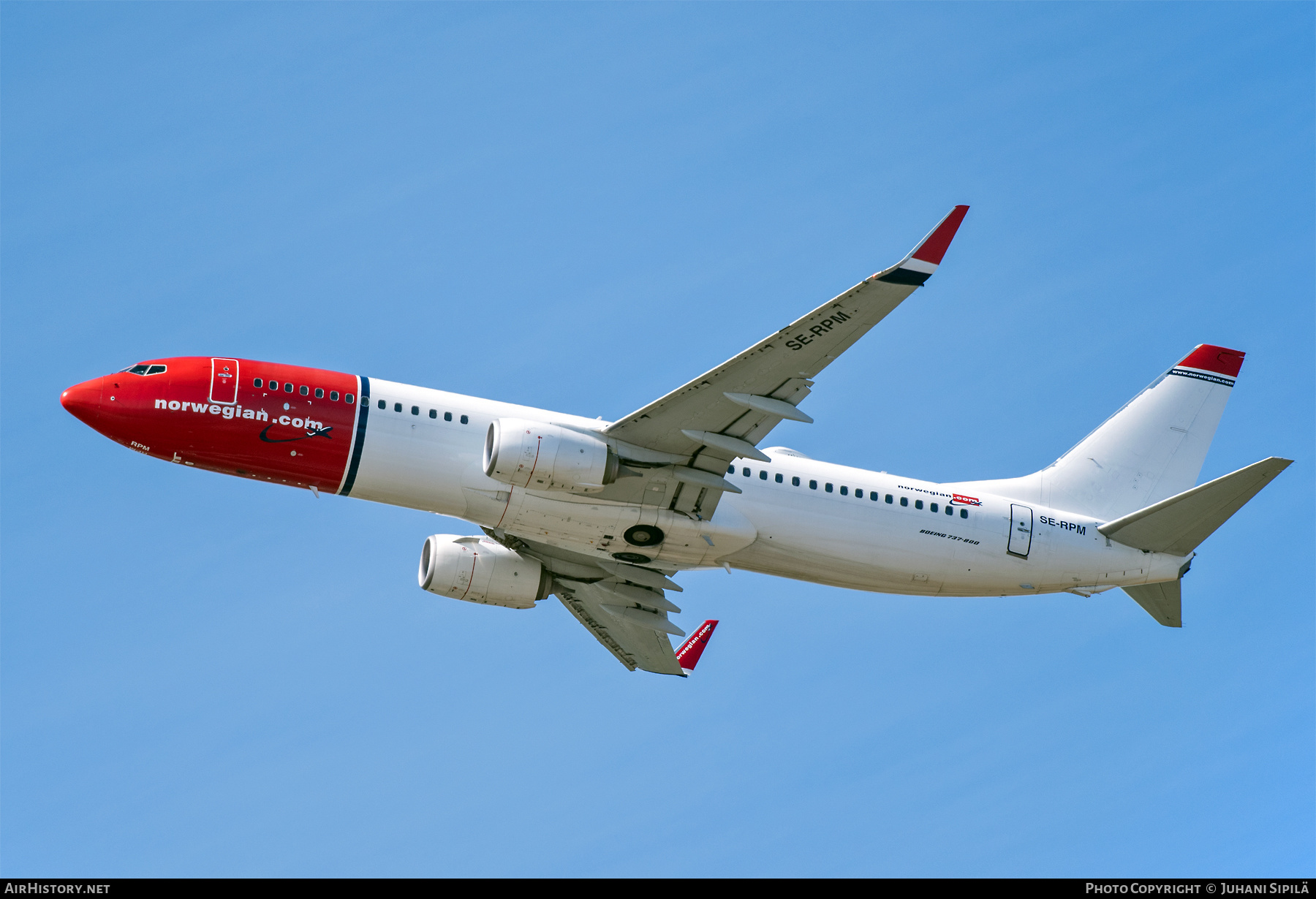 Aircraft Photo of SE-RPM | Boeing 737-8JP | Norwegian | AirHistory.net #468393