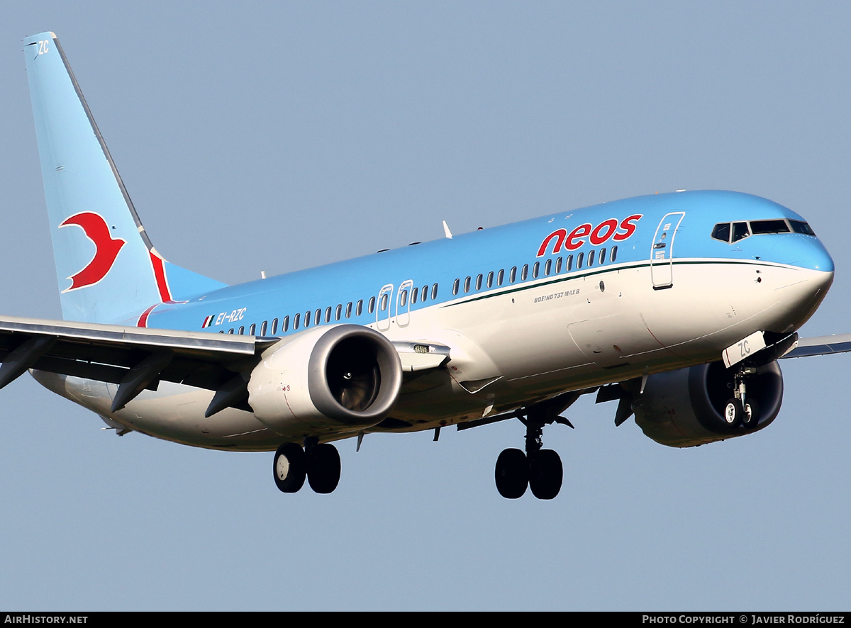 Aircraft Photo of EI-RZC | Boeing 737-8 Max 8 | Neos | AirHistory.net #468401