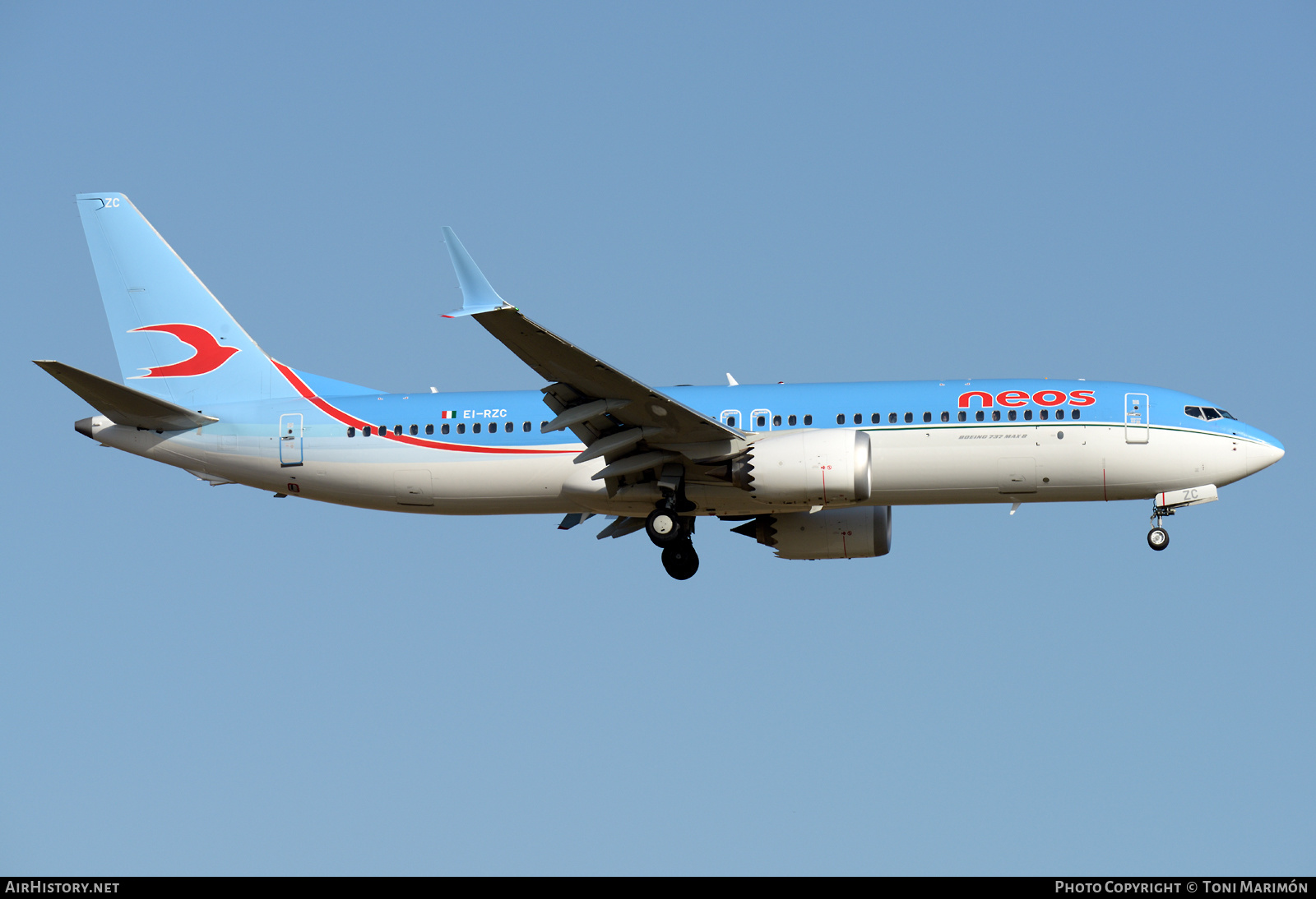 Aircraft Photo of EI-RZC | Boeing 737-8 Max 8 | Neos | AirHistory.net #468421