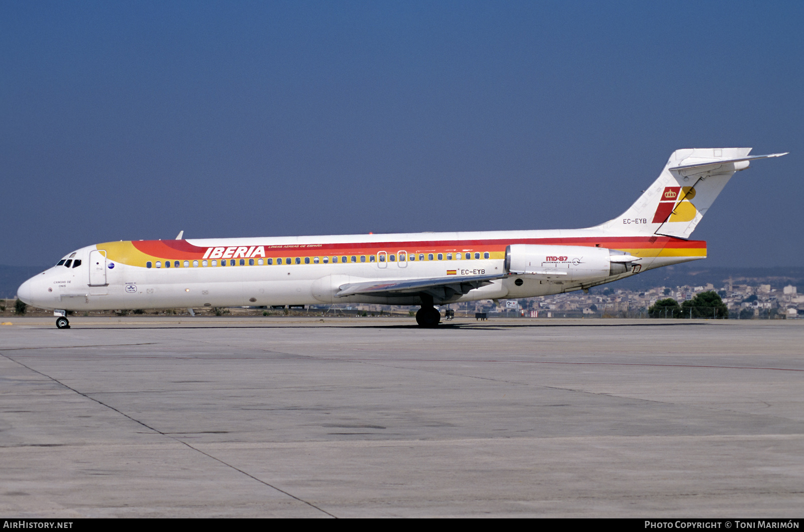 Aircraft Photo of EC-EYB | McDonnell Douglas MD-87 (DC-9-87) | Iberia | AirHistory.net #468424