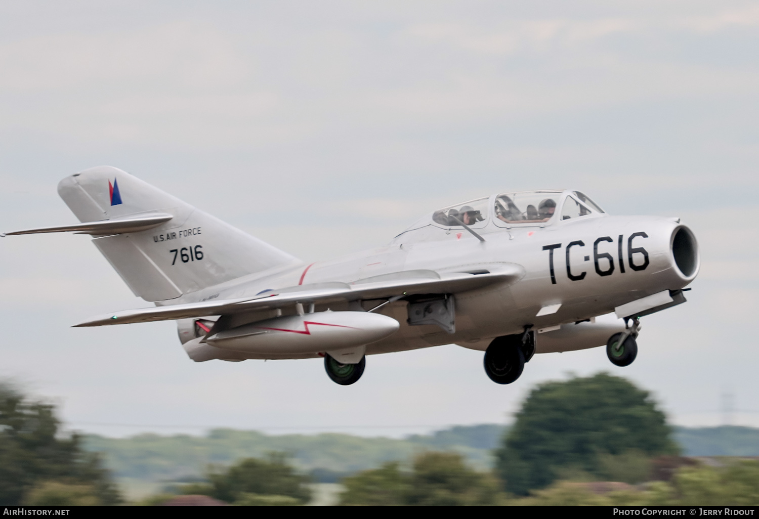 Aircraft Photo of LN-MIG / 7616 | PZL-Mielec Lim-2 (MiG-15) | USA - Air Force | AirHistory.net #468432