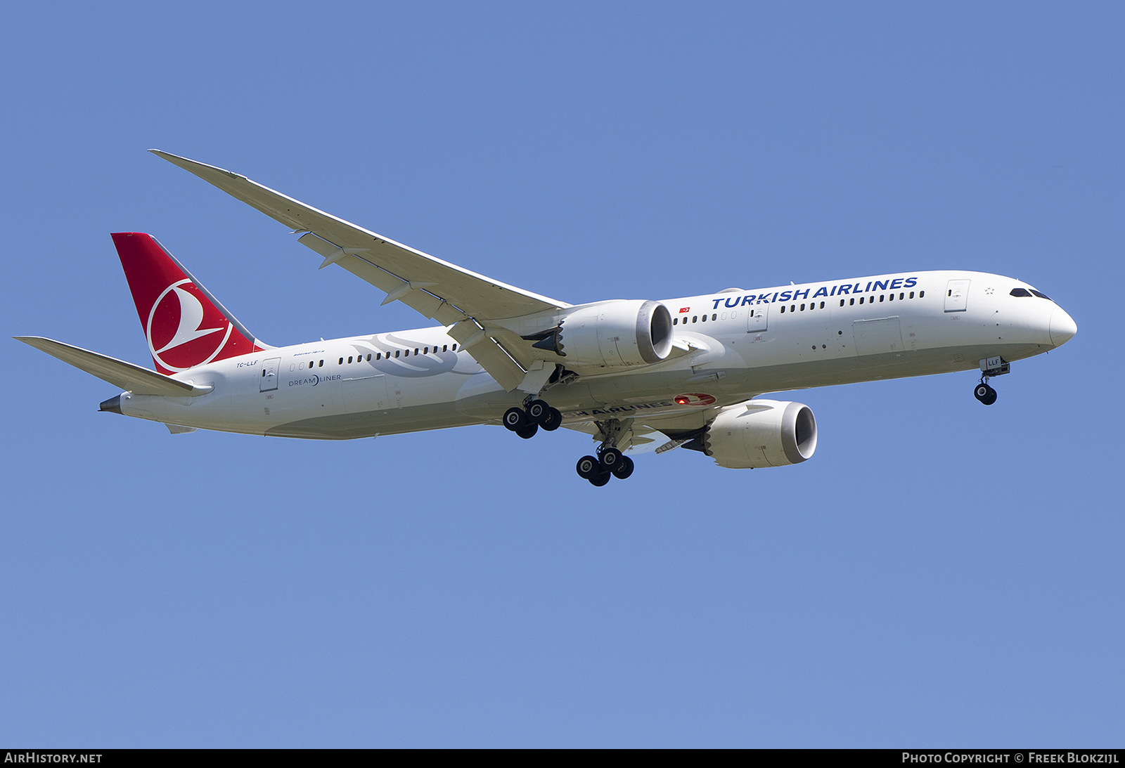 Aircraft Photo of TC-LLF | Boeing 787-9 Dreamliner | Turkish Airlines | AirHistory.net #468447
