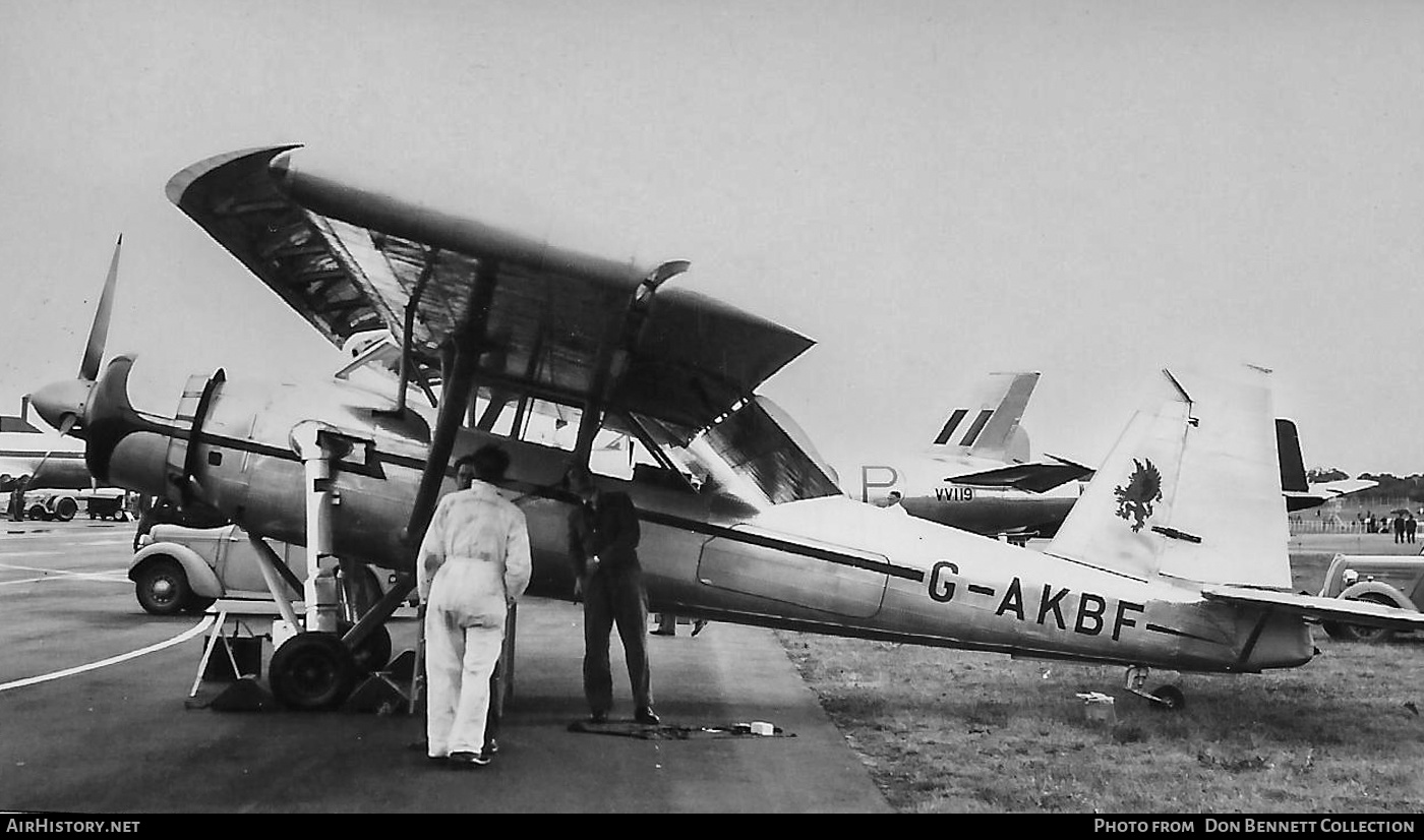 Aircraft Photo of G-AKBF | Scottish Aviation Pioneer 2 | AirHistory.net #468466