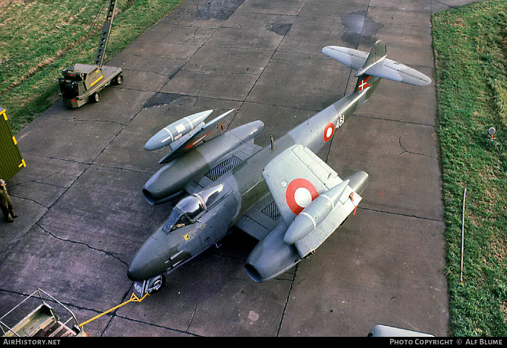 Aircraft Photo of 43-461 | Gloster Meteor F4 | Denmark - Air Force | AirHistory.net #468471