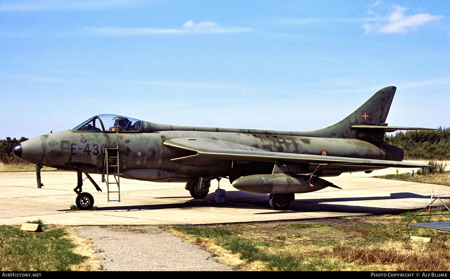 Aircraft Photo of E-430 | Hawker Hunter F51 | Denmark - Air Force | AirHistory.net #468479