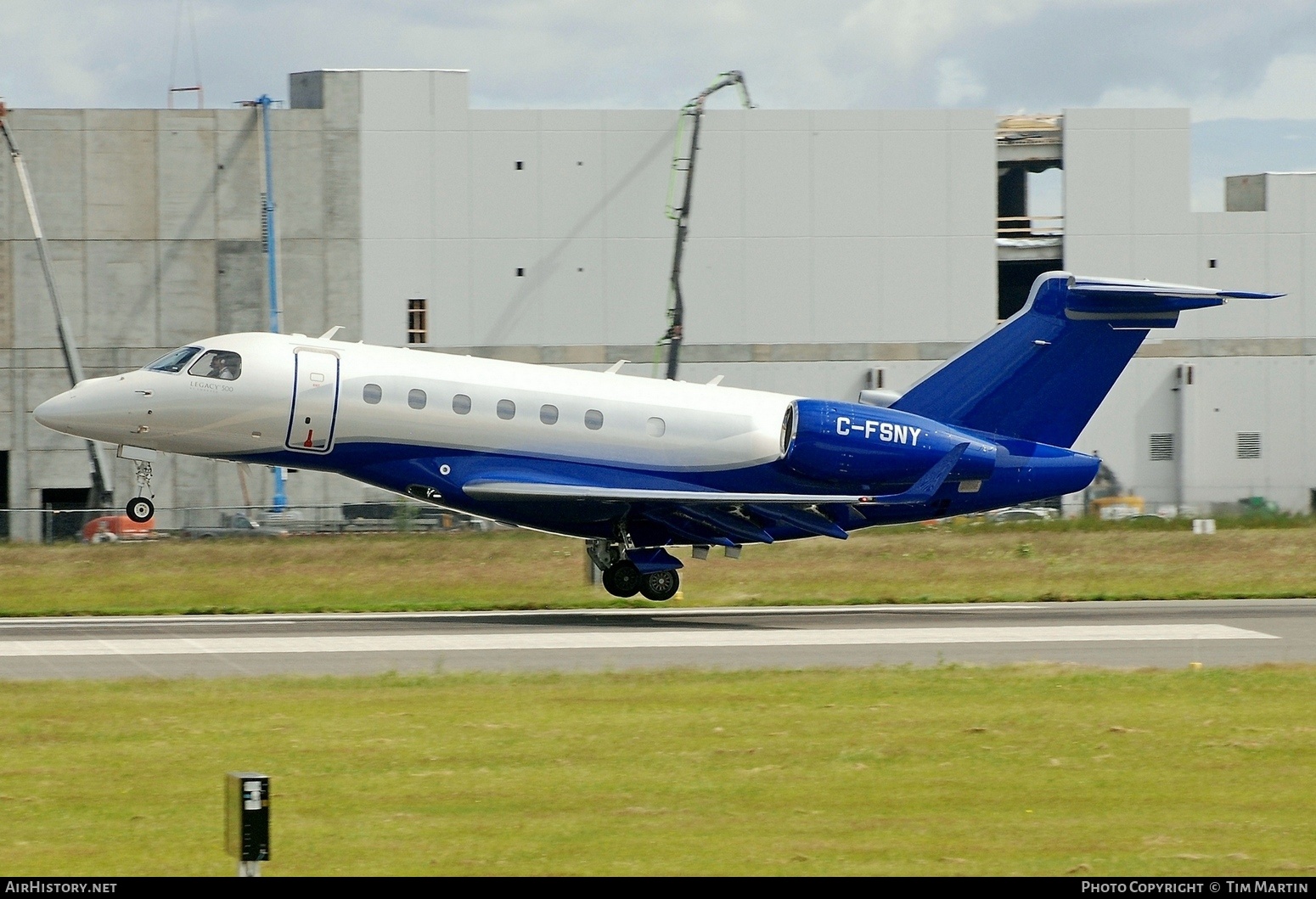 Aircraft Photo of C-FSNY | Embraer EMB-550 Legacy 500 | AirHistory.net #468487