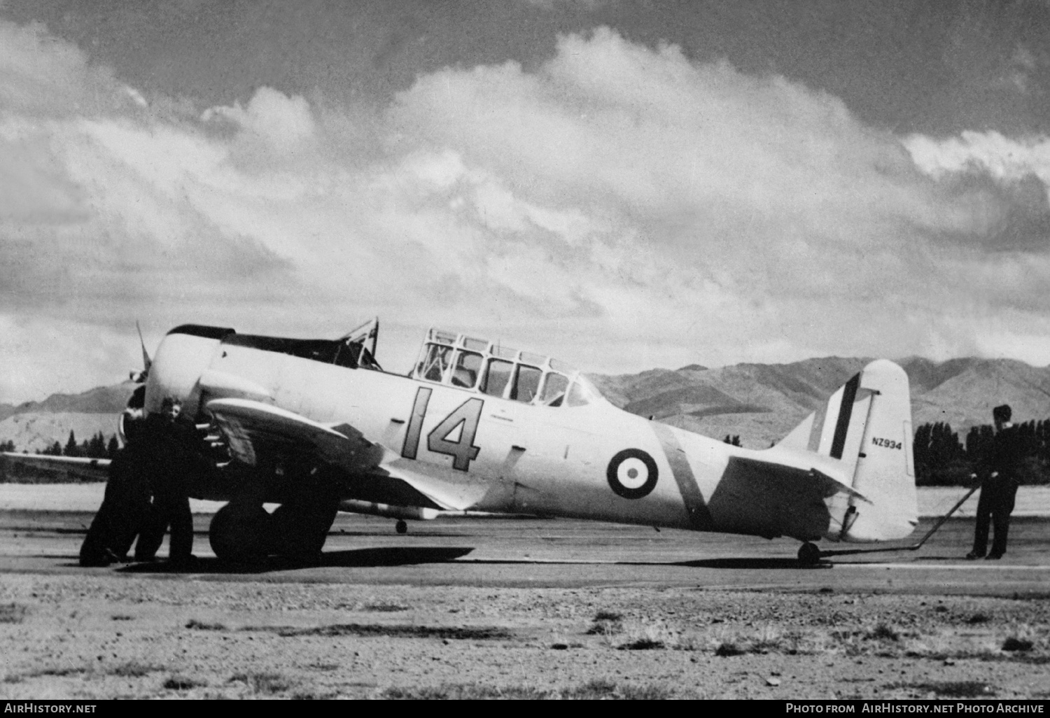 Aircraft Photo of NZ934 | North American AT-16 Harvard II | New Zealand - Air Force | AirHistory.net #468502
