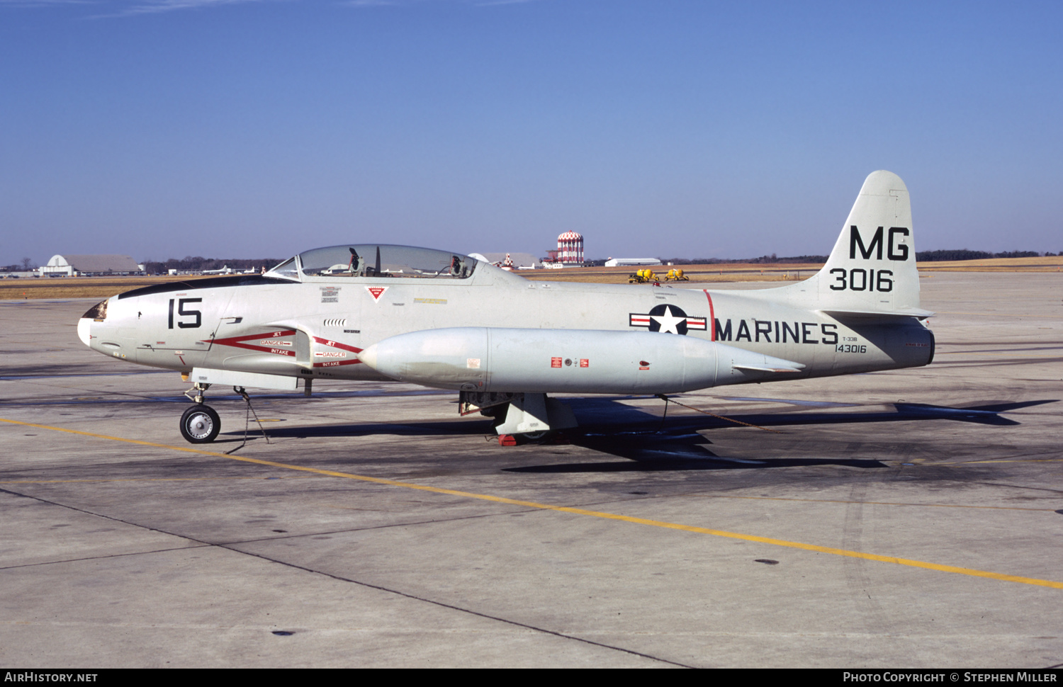 Aircraft Photo of 143016 / 3016 | Lockheed T-33B | USA - Marines | AirHistory.net #468504