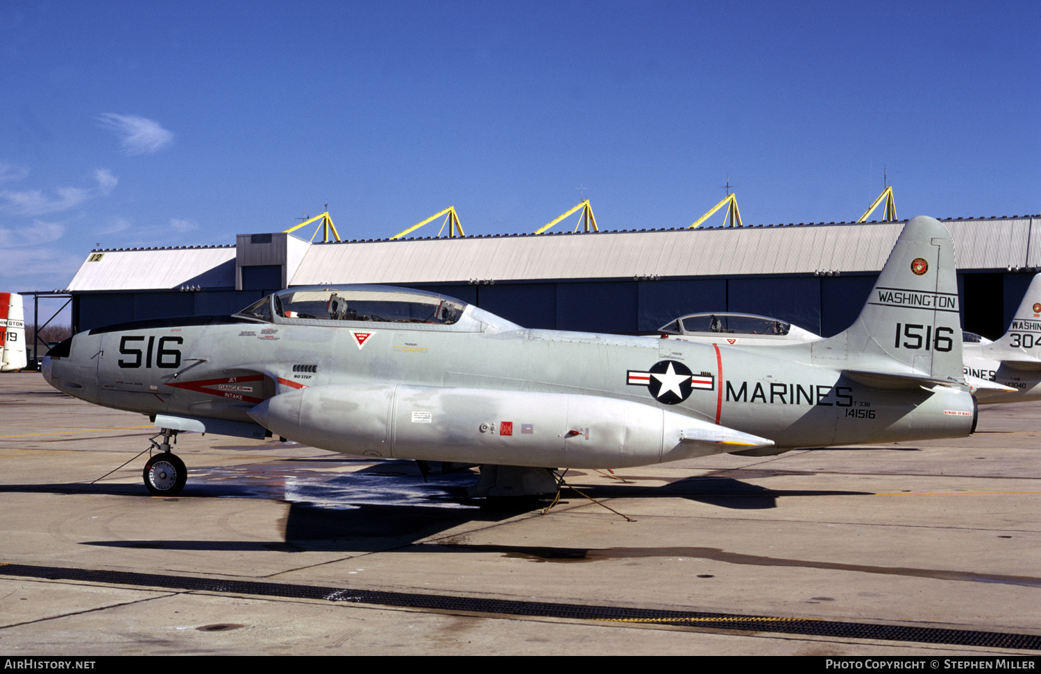 Aircraft Photo of 141516 | Lockheed T-33B | USA - Marines | AirHistory.net #468512