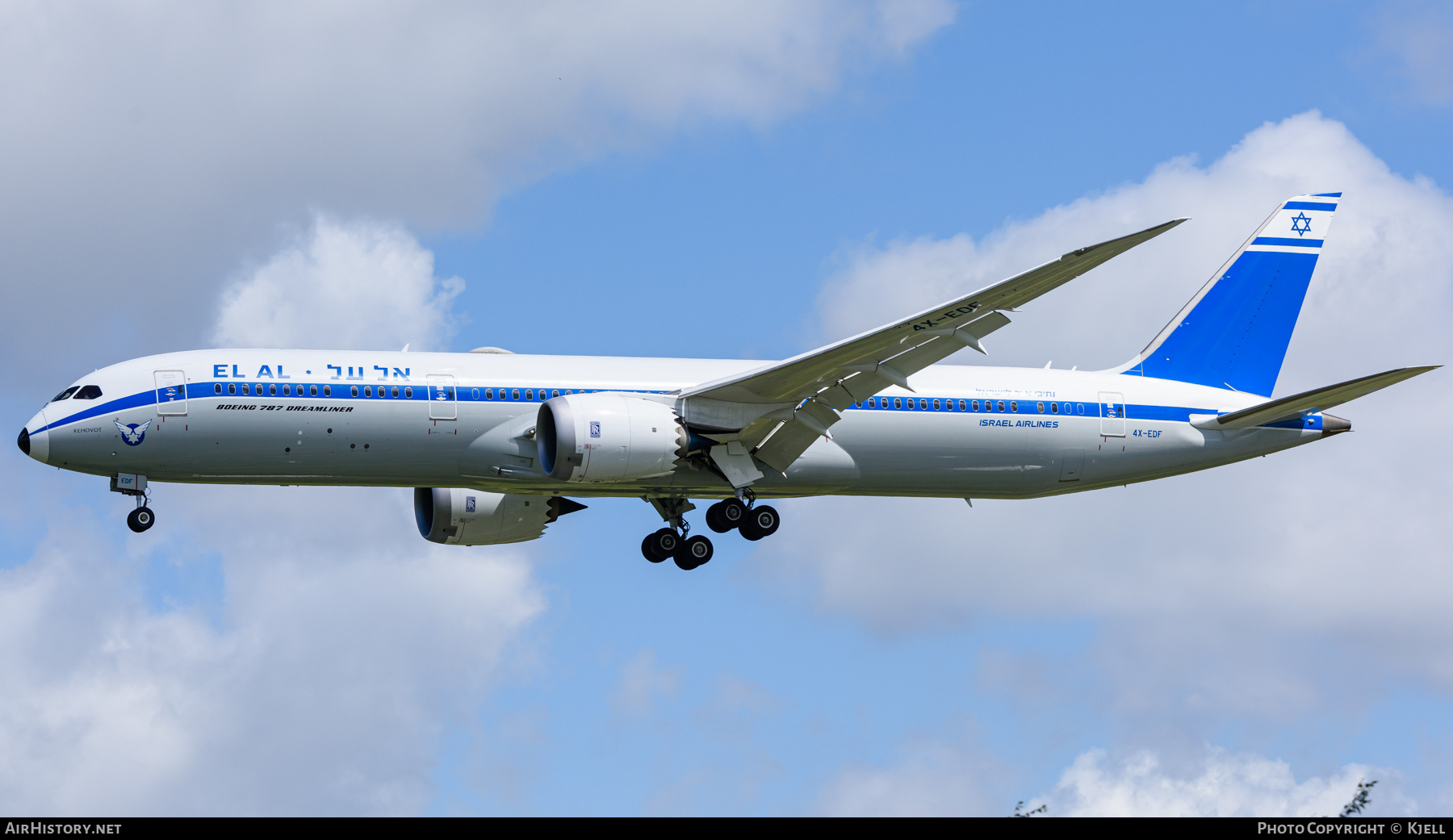 Aircraft Photo of 4X-EDF | Boeing 787-9 Dreamliner | El Al Israel Airlines | AirHistory.net #468549