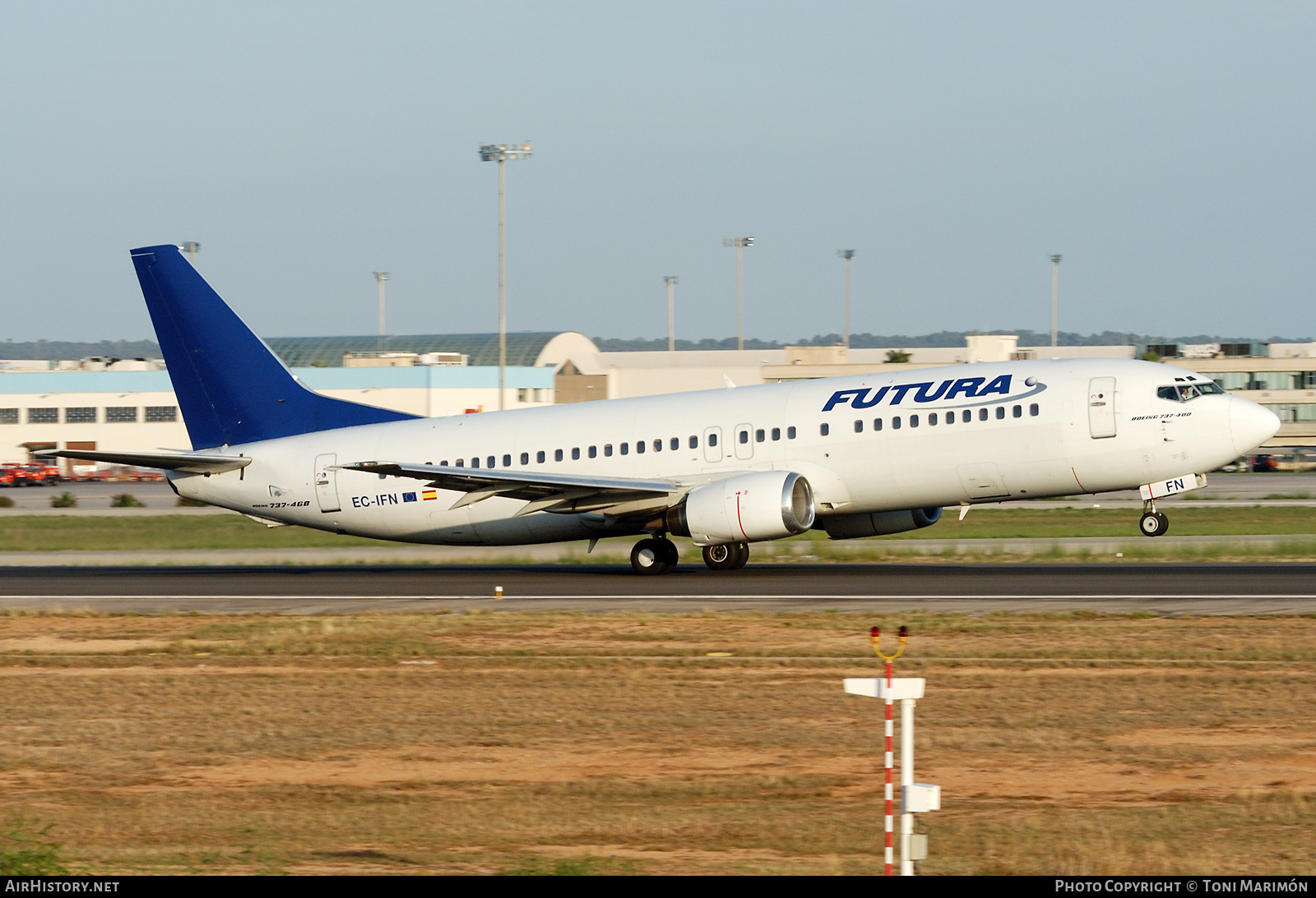 Aircraft Photo of EC-IFN | Boeing 737-46B | Futura International Airways | AirHistory.net #468569