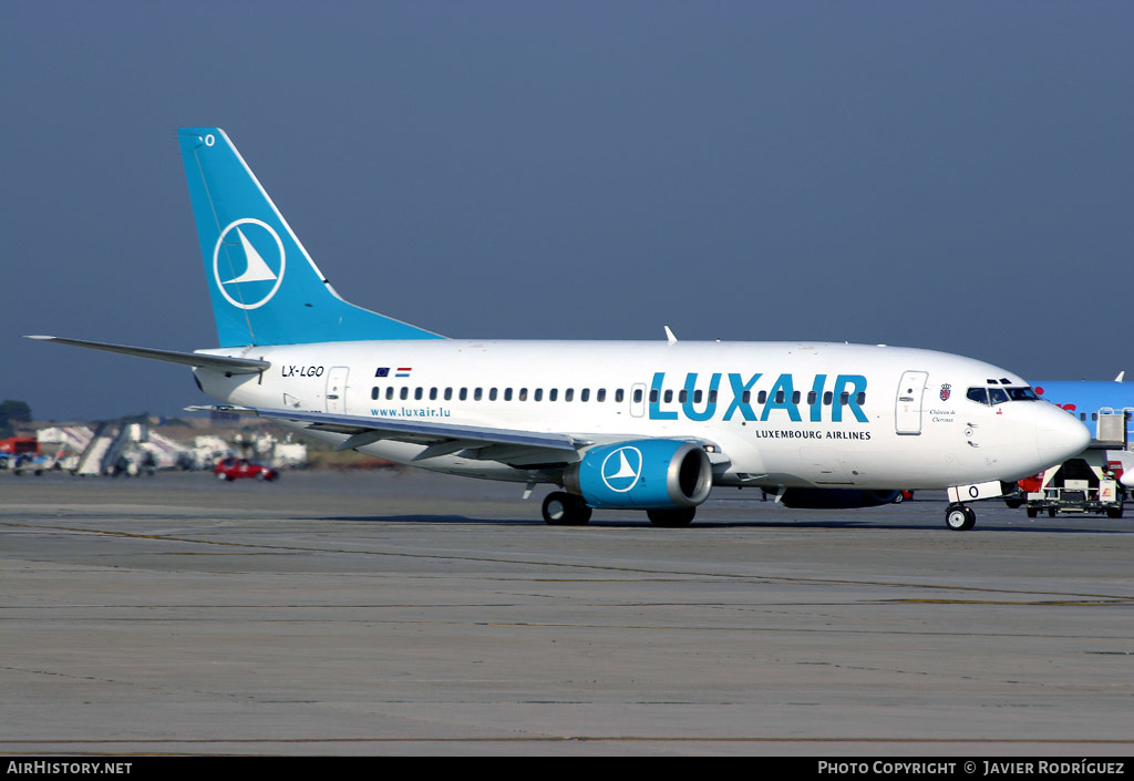 Aircraft Photo of LX-LGO | Boeing 737-5C9 | Luxair | AirHistory.net #468591