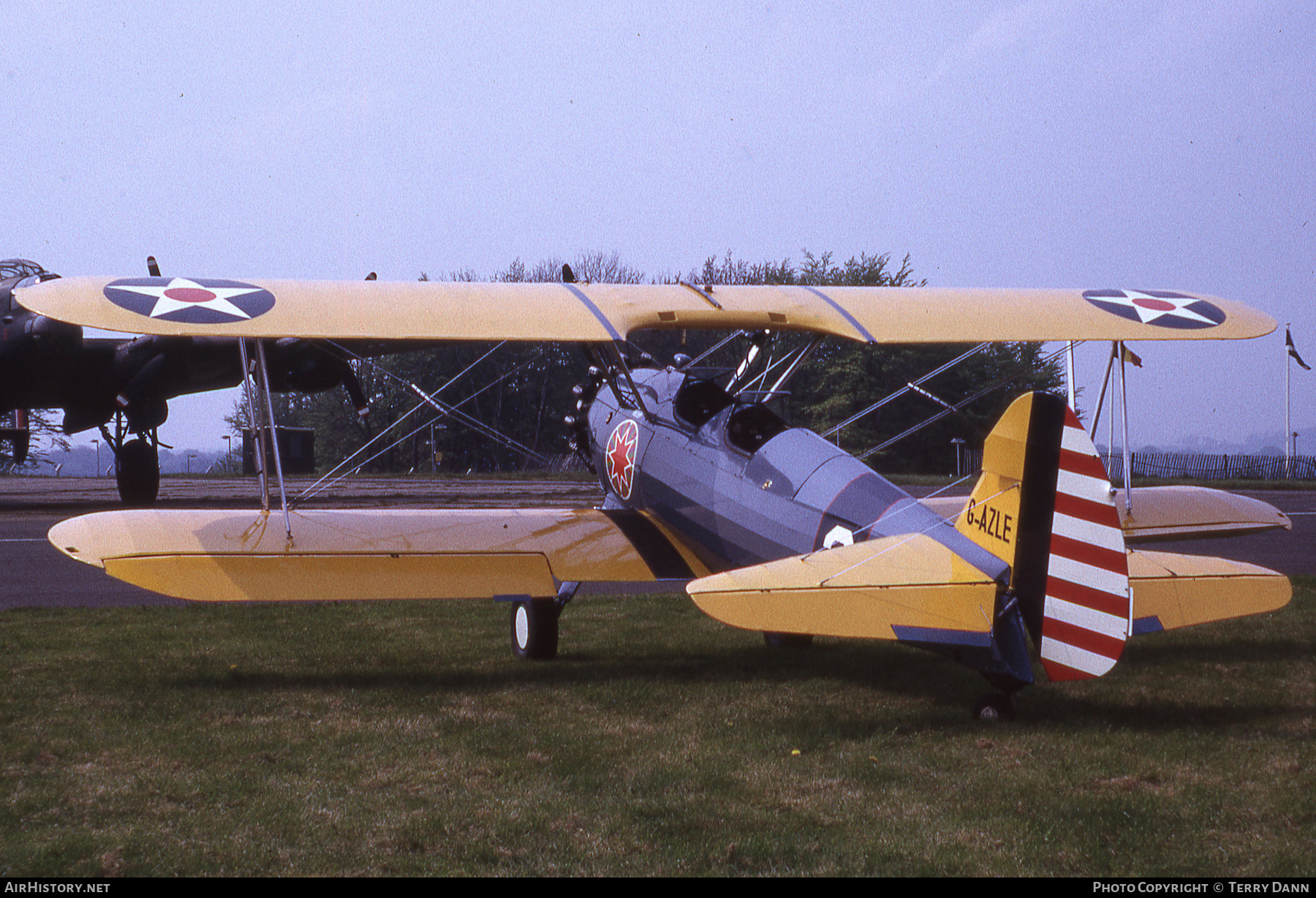 Aircraft Photo of G-AZLE | Boeing N2S-5 Kaydet (E75) | USA - Air Force | AirHistory.net #468623