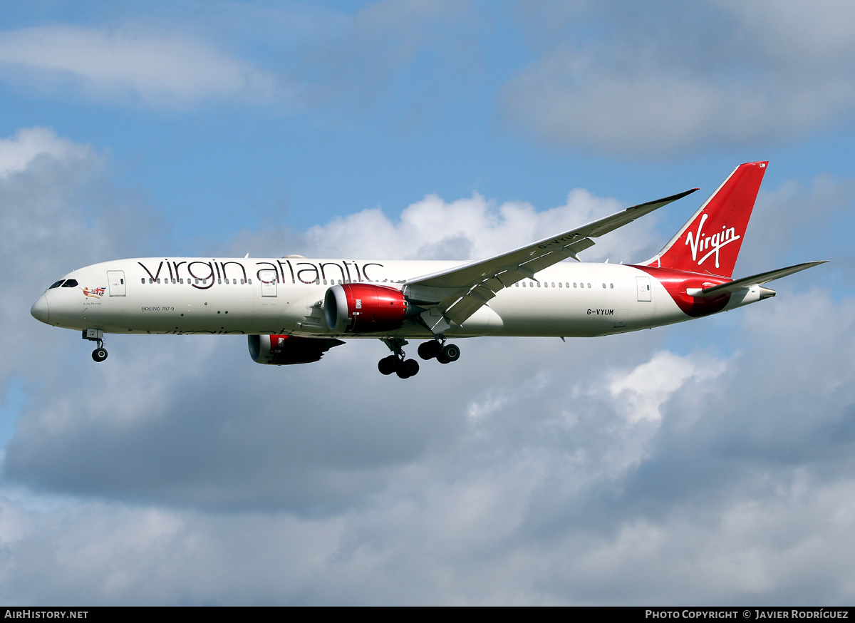 Aircraft Photo of G-VYUM | Boeing 787-9 Dreamliner | Virgin Atlantic Airways | AirHistory.net #468627
