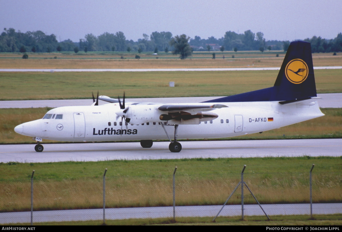 Aircraft Photo of D-AFKO | Fokker 50 | Lufthansa | AirHistory.net #468647