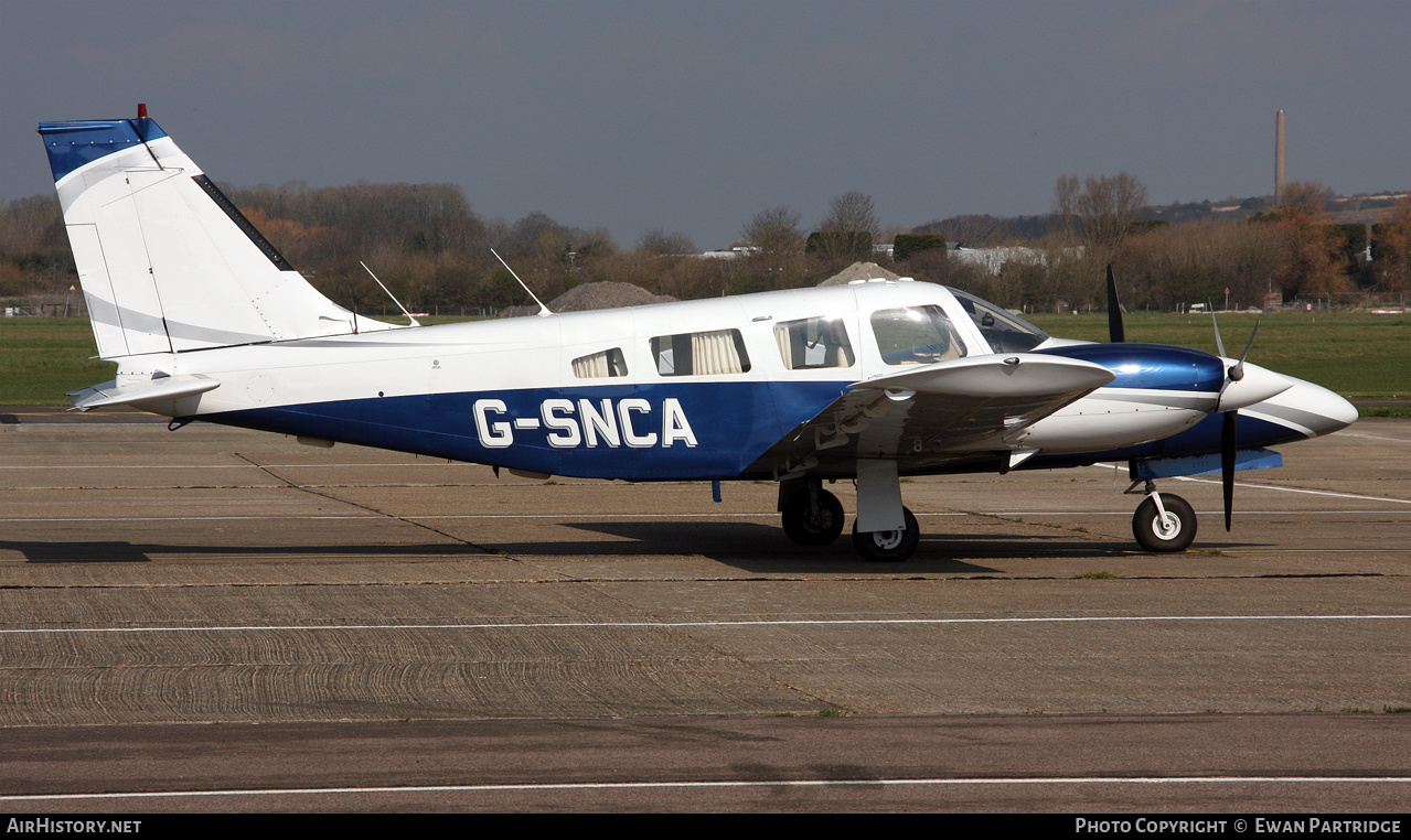 Aircraft Photo of G-SNCA | Piper PA-34-200T Seneca II | AirHistory.net #468650