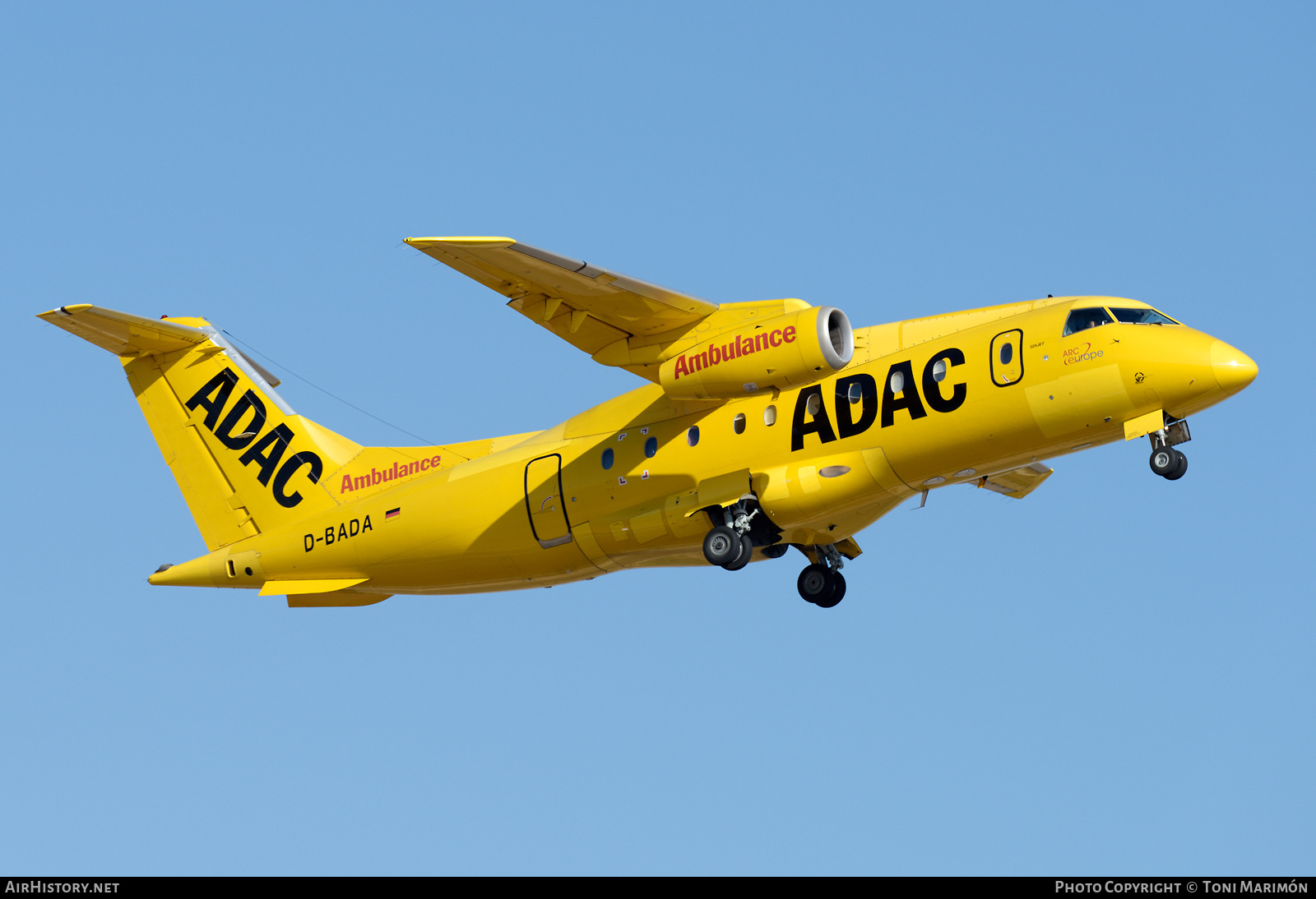 Aircraft Photo of D-BADA | Fairchild Dornier 328-310 328JET | ADAC Luftrettung | AirHistory.net #468681
