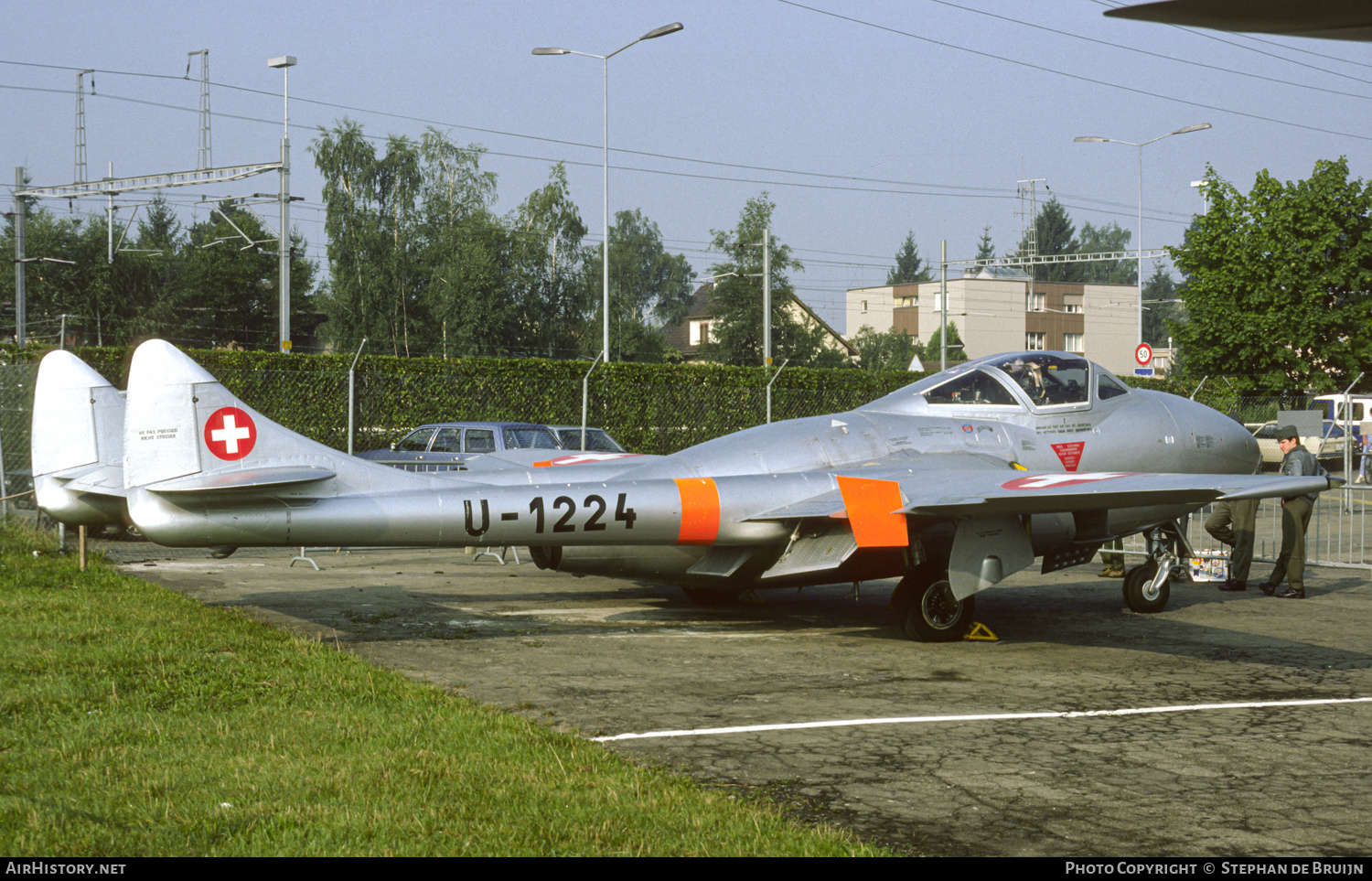 Aircraft Photo of U-1224 | De Havilland D.H. 115 Vampire T55 | Switzerland - Air Force | AirHistory.net #468714