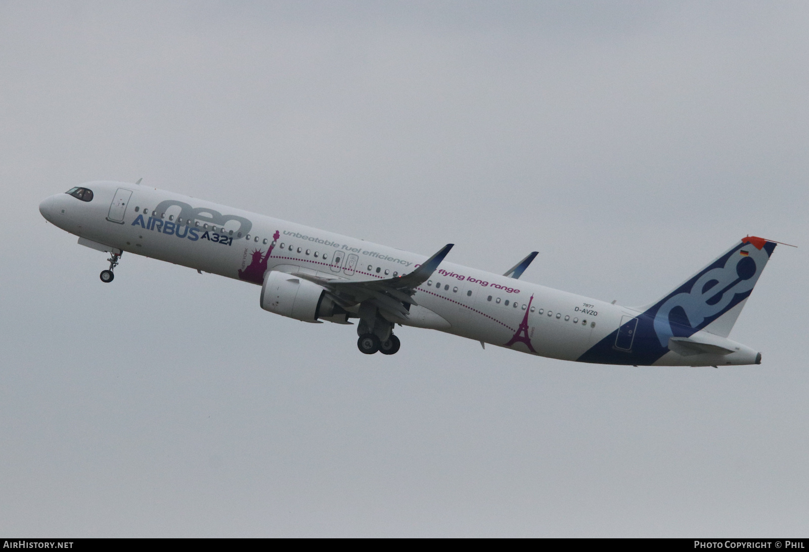 Aircraft Photo of D-AVZO | Airbus A321-251NX | Airbus | AirHistory.net #468769