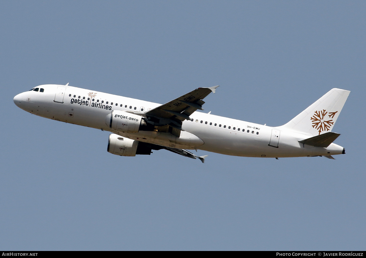 Aircraft Photo of 9H-EMU | Airbus A320-214 | GetJet Airlines | AirHistory.net #468801