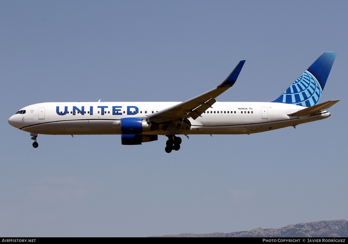 Aircraft Photo of N649UA | Boeing 767-322/ER | United Airlines | AirHistory.net #468802