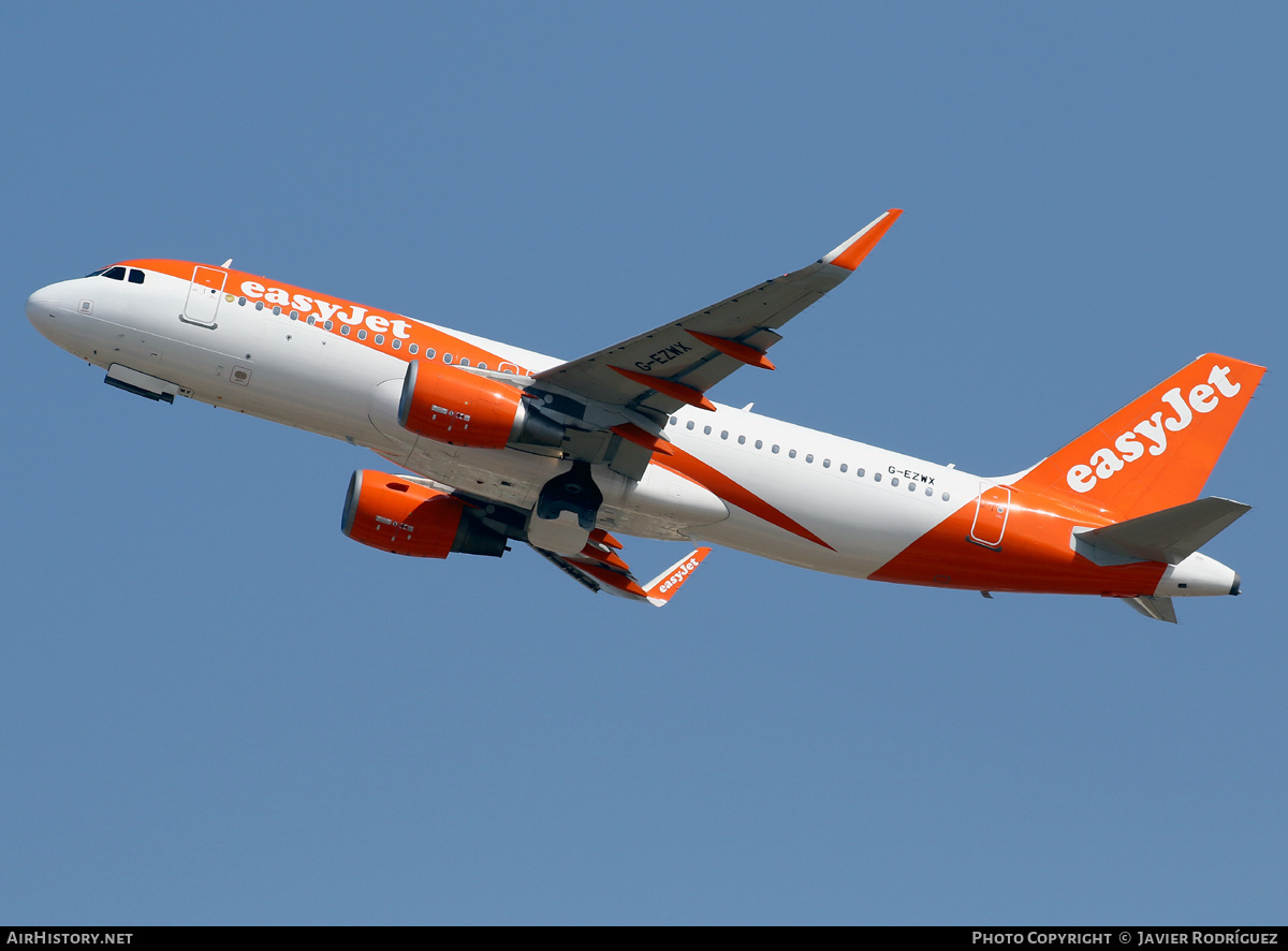 Aircraft Photo of G-EZWX | Airbus A320-214 | EasyJet | AirHistory.net #468809