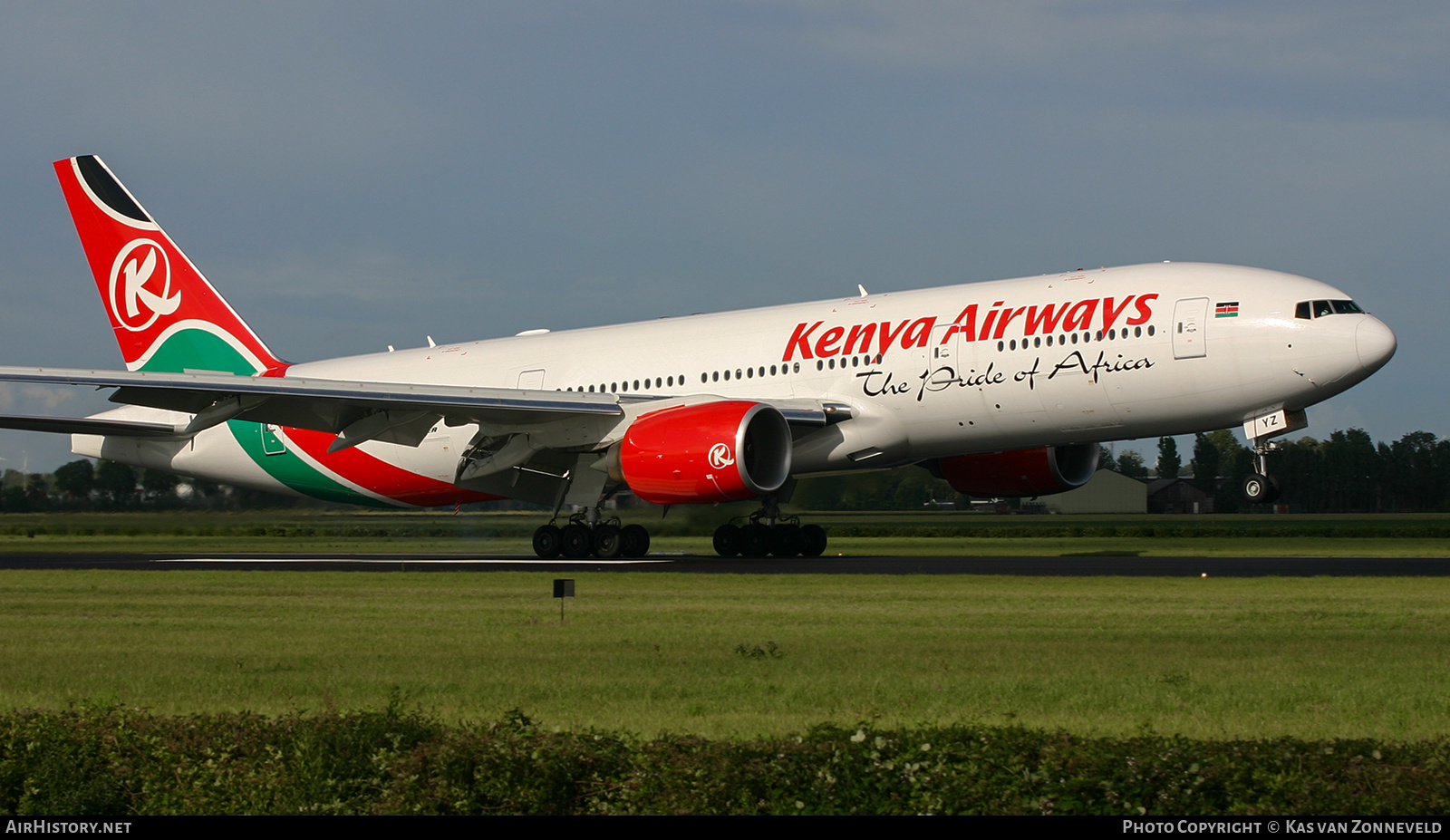 Aircraft Photo of 5Y-KYZ | Boeing 777-2U8/ER | Kenya Airways | AirHistory.net #468815