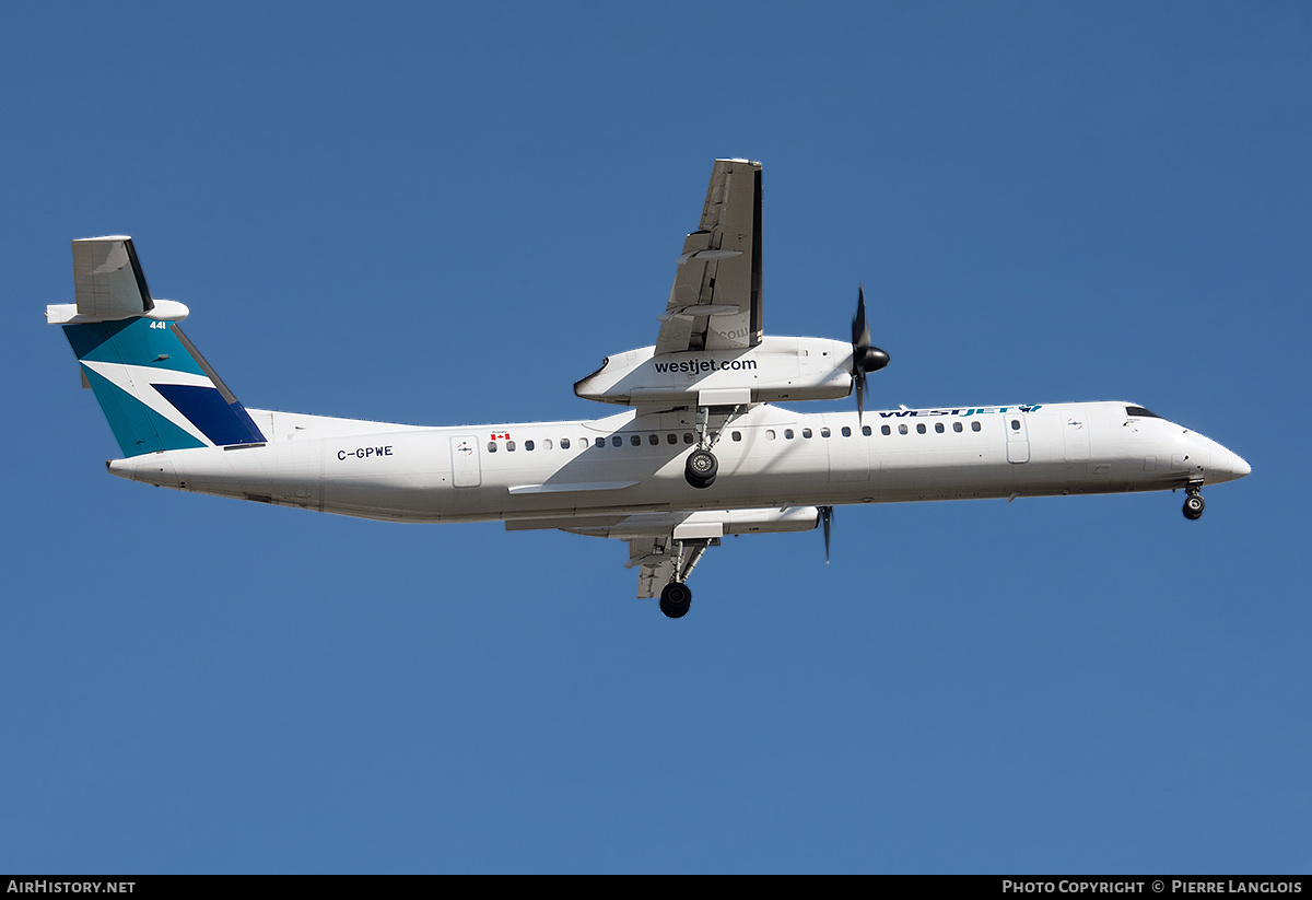 Aircraft Photo of C-GPWE | Bombardier DHC-8-402 Dash 8 | WestJet | AirHistory.net #468826