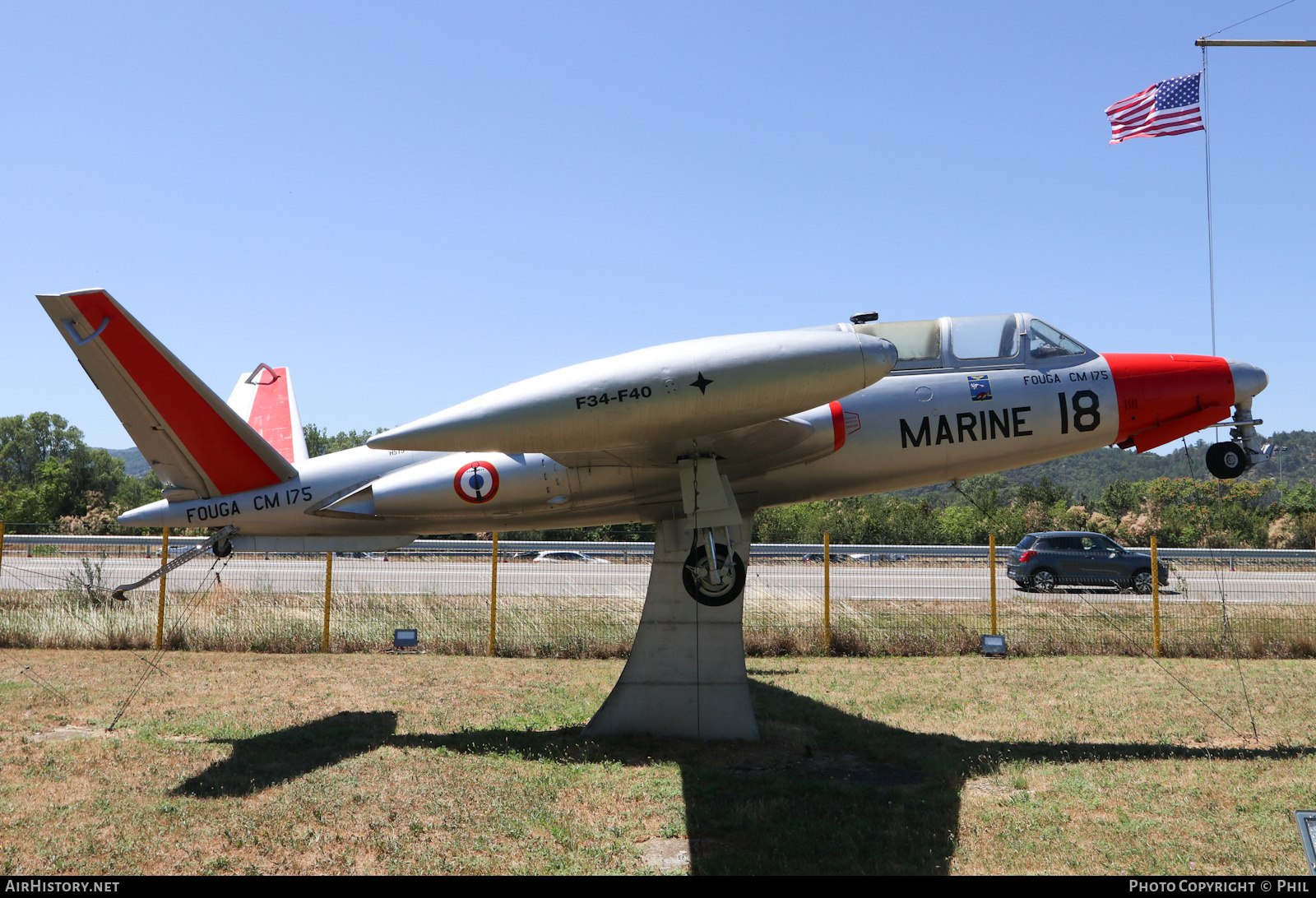 Aircraft Photo of 18 | Fouga CM-175 Zéphyr | France - Navy | AirHistory.net #468844