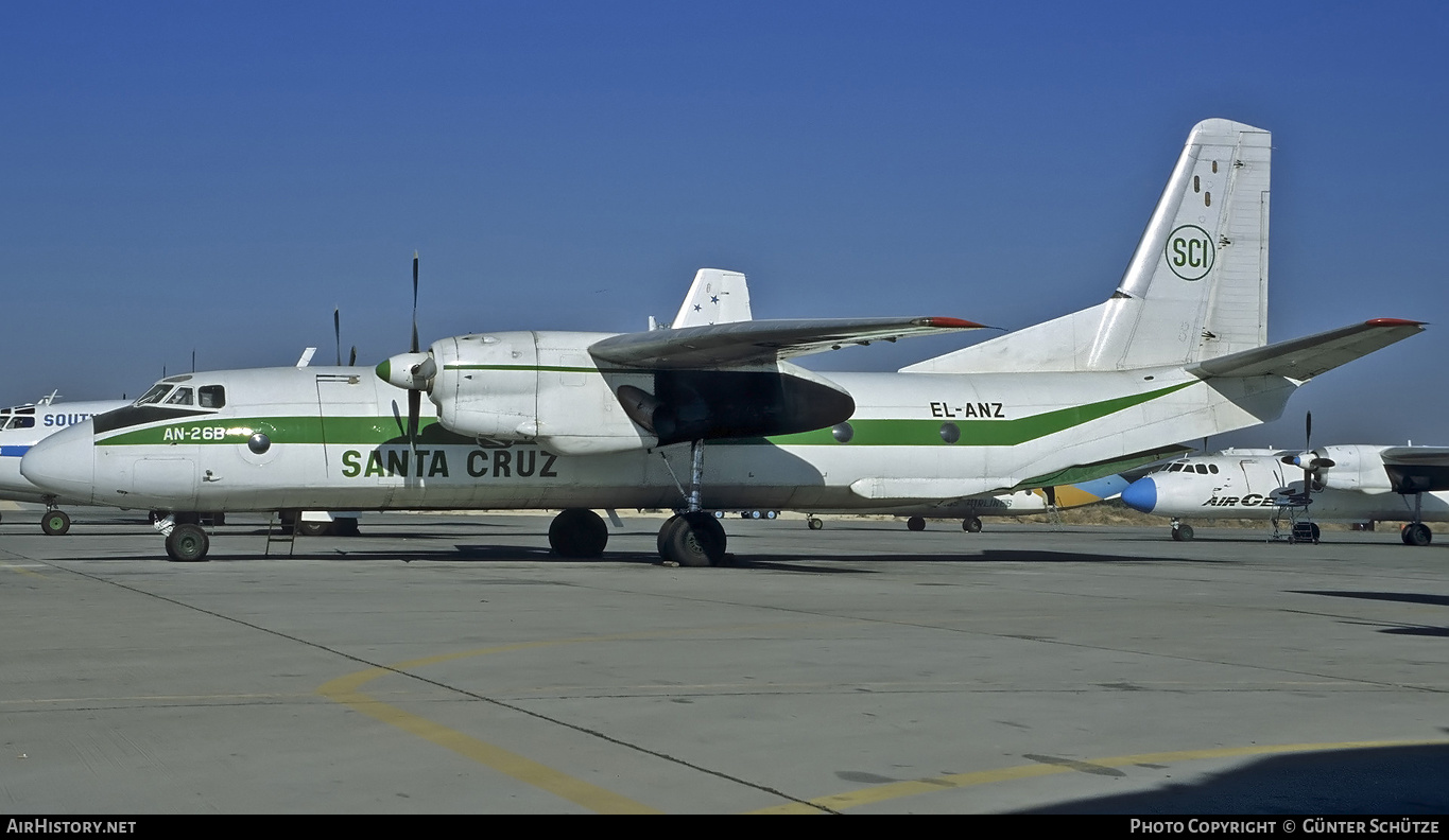 Aircraft Photo of EL-ANZ | Antonov An-26B | Santa Cruz Imperial - SCI | AirHistory.net #468867