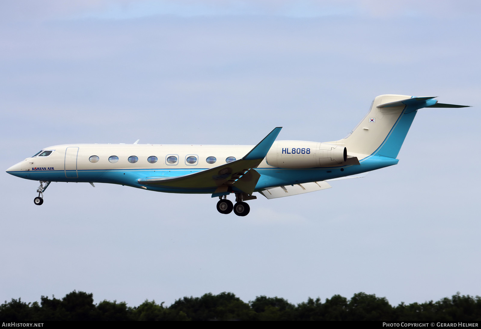 Aircraft Photo of HL8068 | Gulfstream Aerospace G650ER (G-VI) | Korean Air | AirHistory.net #468893