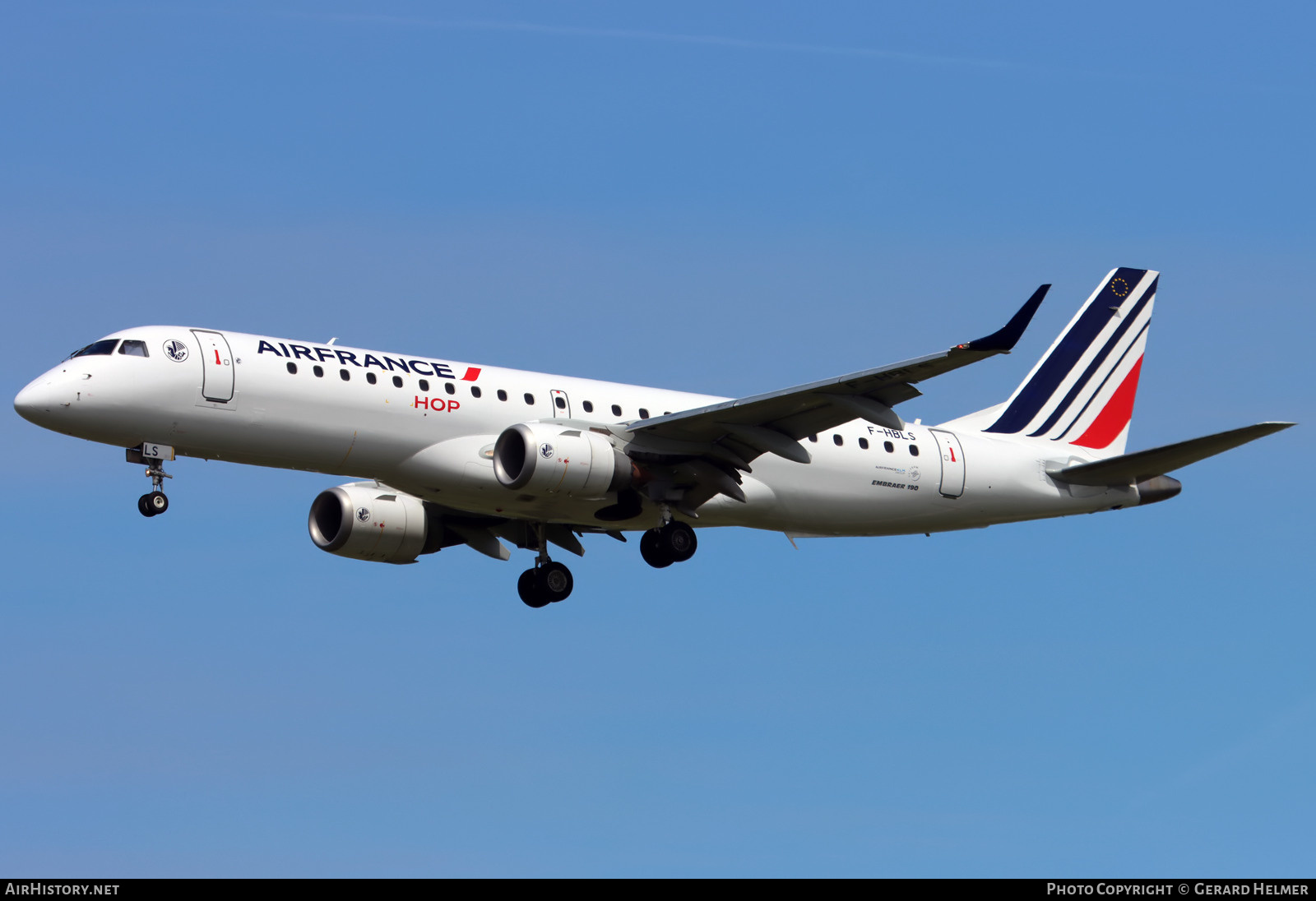 Aircraft Photo of F-HBLS | Embraer 190STD (ERJ-190-100STD) | Air France | AirHistory.net #468915