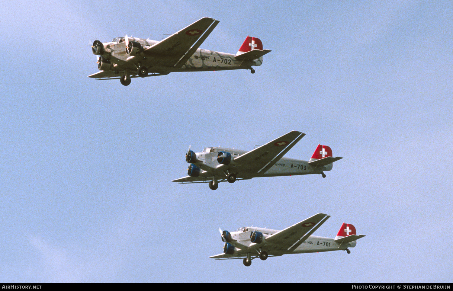 Aircraft Photo of HB-HOT / A-702 | Junkers Ju 52/3m ge | Ju-Air | Switzerland - Air Force | AirHistory.net #468924