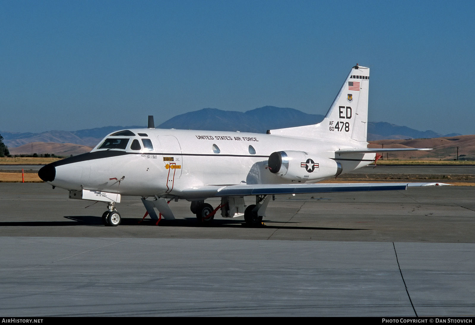 Aircraft Photo of 60-3478 / AF60-478 | North American NT-39A | USA - Air Force | AirHistory.net #468931