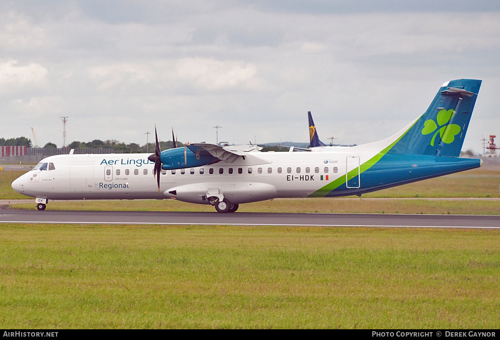 Aircraft Photo of EI-HDK | ATR ATR-72-600 (ATR-72-212A) | Aer Lingus Regional | AirHistory.net #468948
