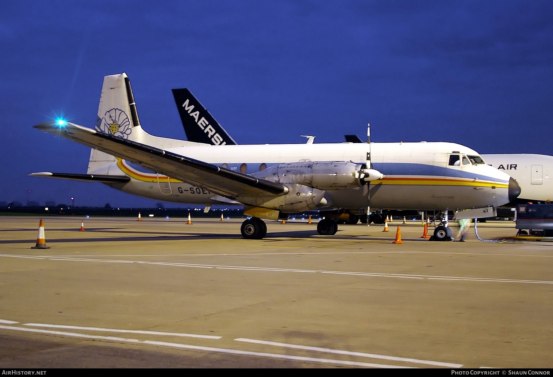 Aircraft Photo of G-SOEI | Hawker Siddeley HS-748 Srs2A/242 | Emerald Airways | AirHistory.net #468953