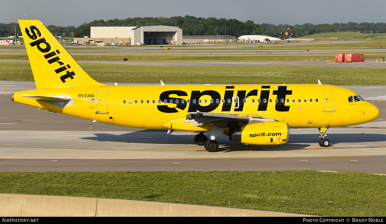 Aircraft Photo of N533NK | Airbus A319-132 | Spirit Airlines | AirHistory.net #468963