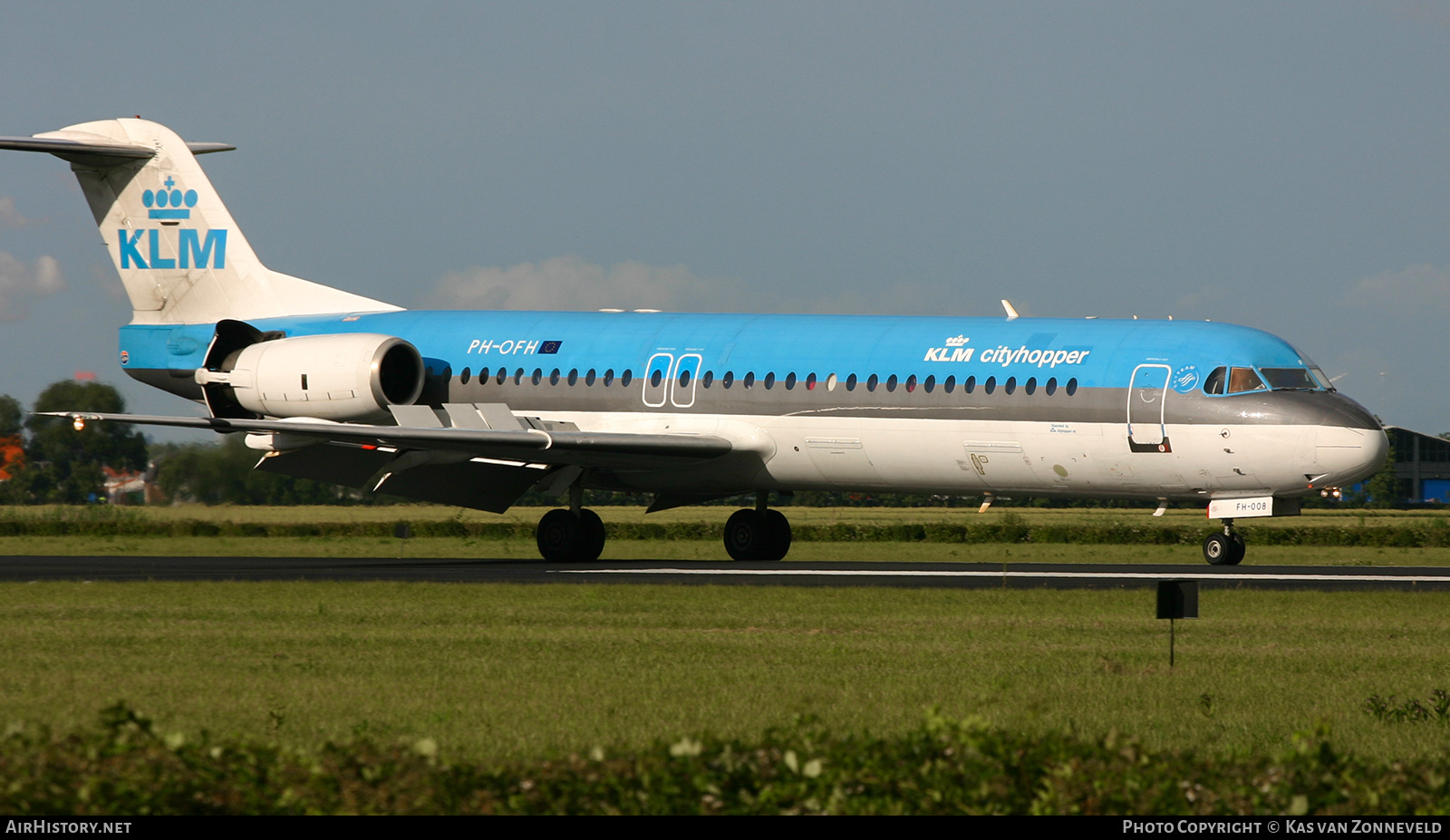 Aircraft Photo of PH-OFH | Fokker 100 (F28-0100) | KLM Cityhopper | AirHistory.net #468987