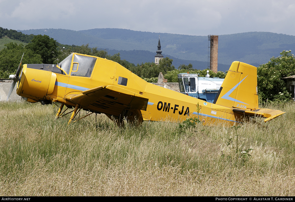Aircraft Photo of OM-FJA | Zlin Z-37A Cmelak | AirHistory.net #469003