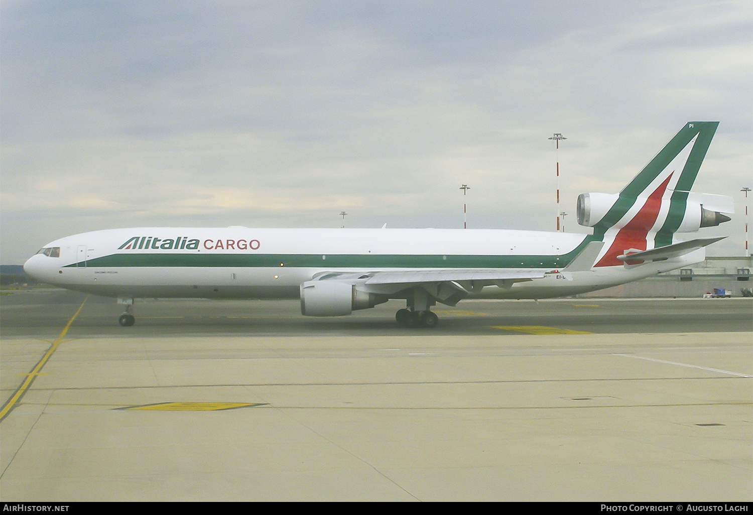 Aircraft Photo of EI-UPI | McDonnell Douglas MD-11/F | Alitalia Cargo | AirHistory.net #469098