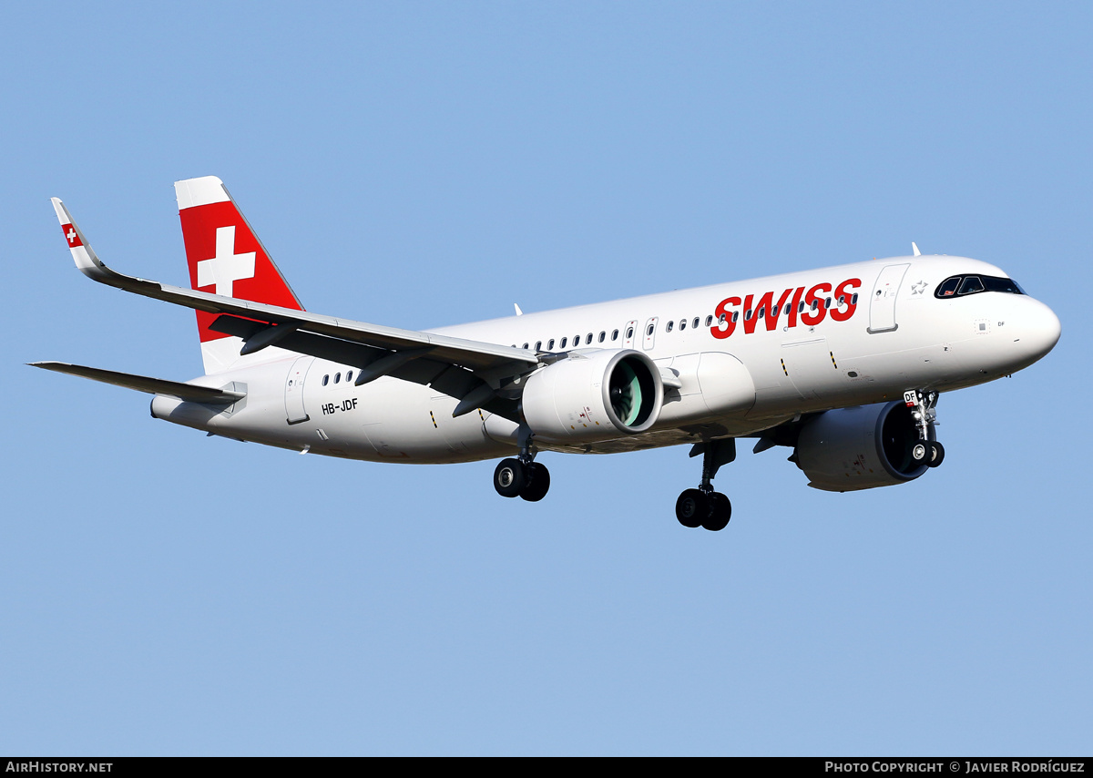 Aircraft Photo of HB-JDF | Airbus A320-271N | Swiss International Air Lines | AirHistory.net #469101