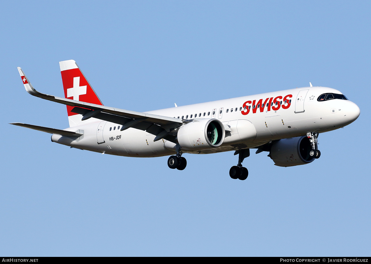 Aircraft Photo of HB-JDF | Airbus A320-271N | Swiss International Air Lines | AirHistory.net #469101