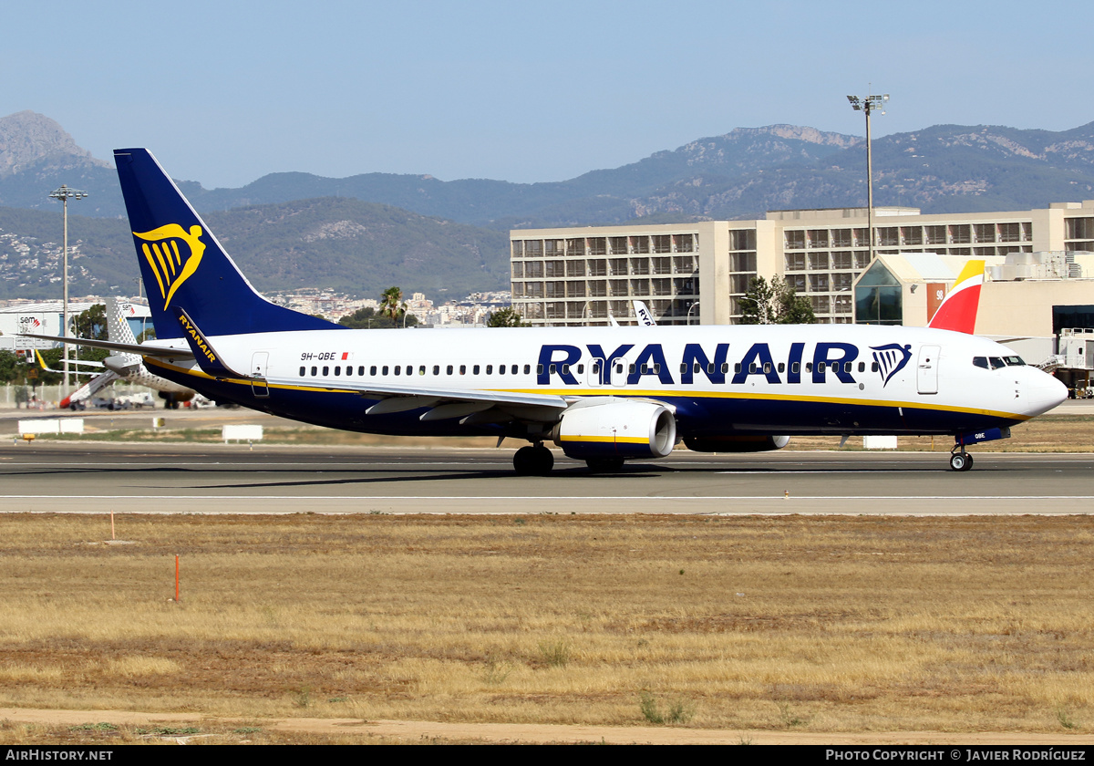 Aircraft Photo of 9H-QBE | Boeing 737-8AS | Ryanair | AirHistory.net #469104