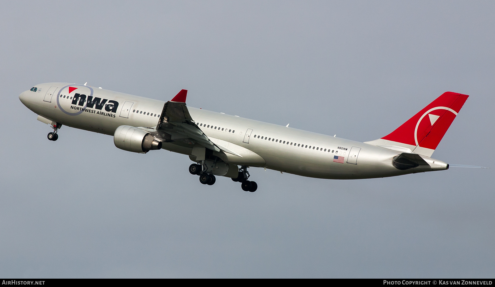 Aircraft Photo of N801NW | Airbus A330-323 | Northwest Airlines | AirHistory.net #469119