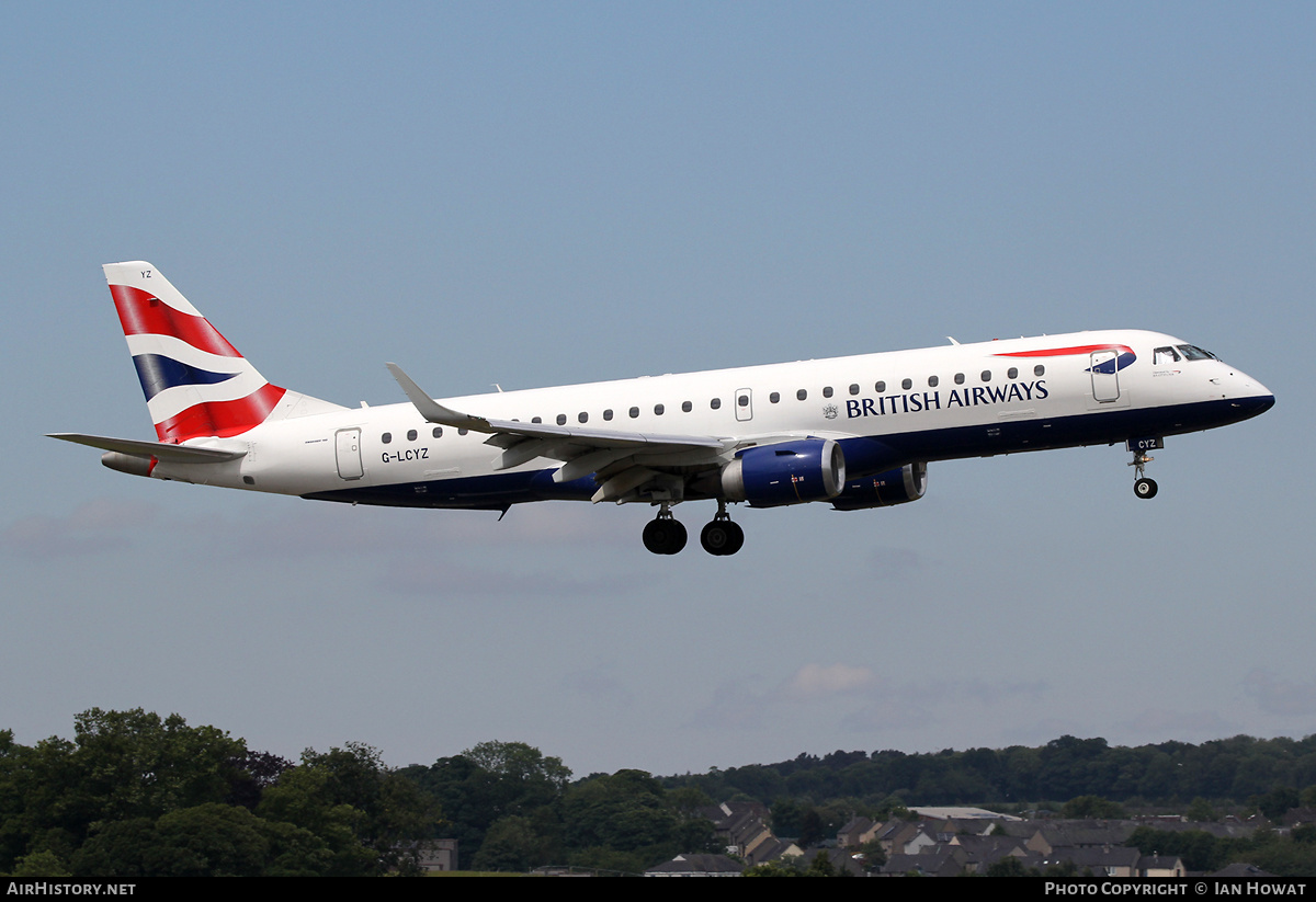 Aircraft Photo of G-LCYZ | Embraer 190SR (ERJ-190-100SR) | British Airways | AirHistory.net #469137