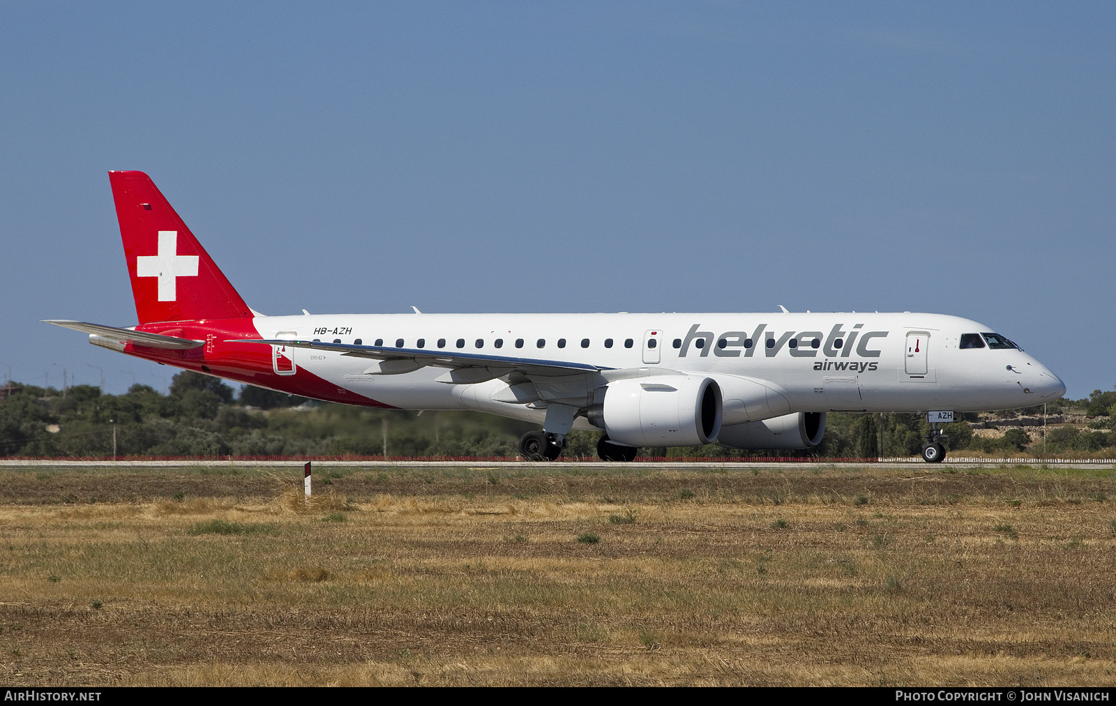 Aircraft Photo of HB-AZH | Embraer 190-E2 (ERJ-190-300) | Helvetic Airways | AirHistory.net #469147