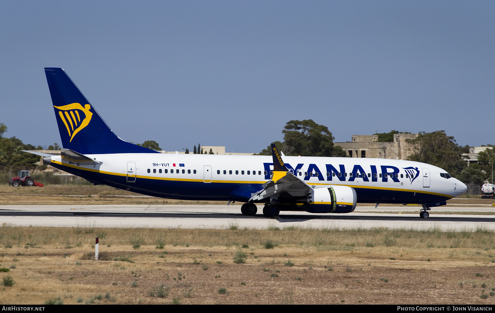 Aircraft Photo of 9H-VUY | Boeing 737-8200 Max 200 | Ryanair | AirHistory.net #469150