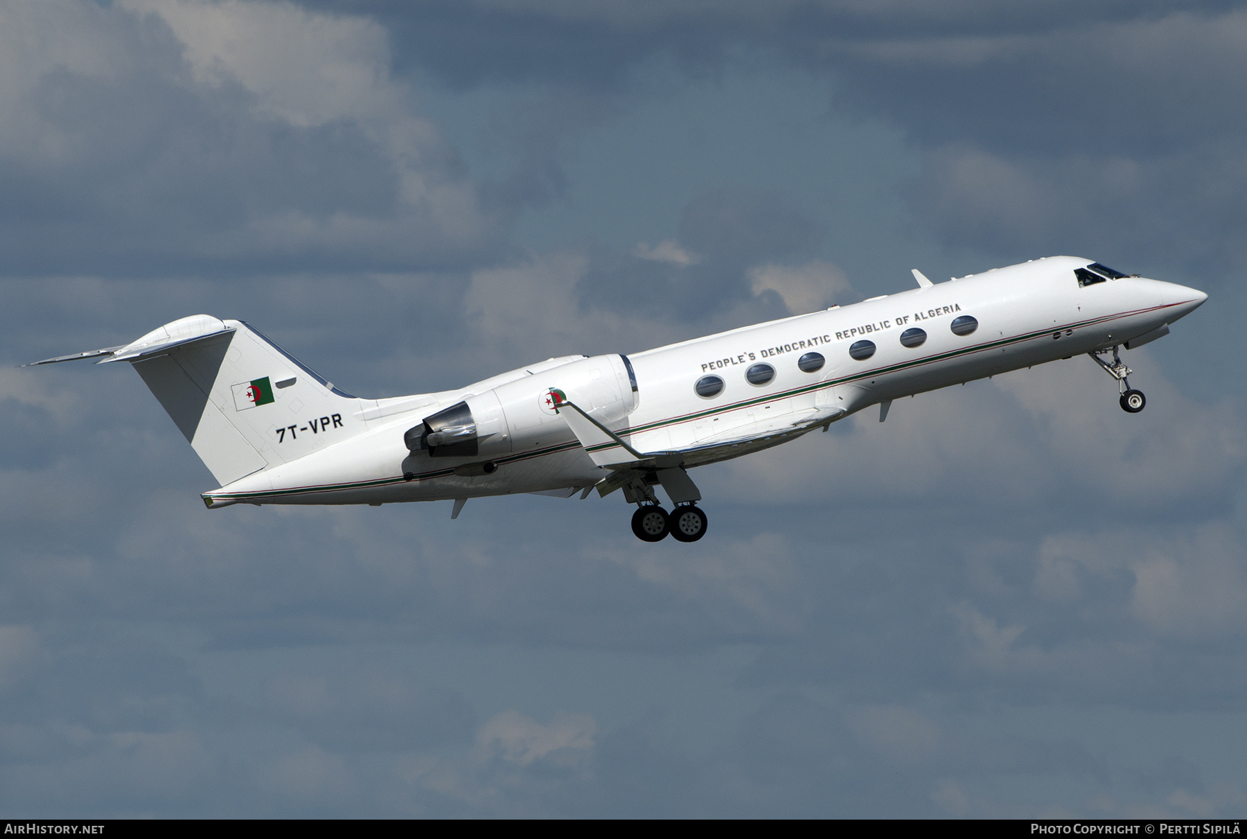 Aircraft Photo of 7T-VPR | Gulfstream Aerospace G-IV Gulfstream IV-SP | Algeria - Government | People's Democratic Republic of Algeria | AirHistory.net #469155