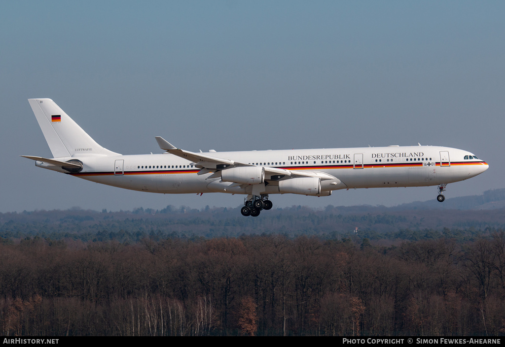 Aircraft Photo of 1601 | Airbus A340-313 | Germany - Air Force | AirHistory.net #469220