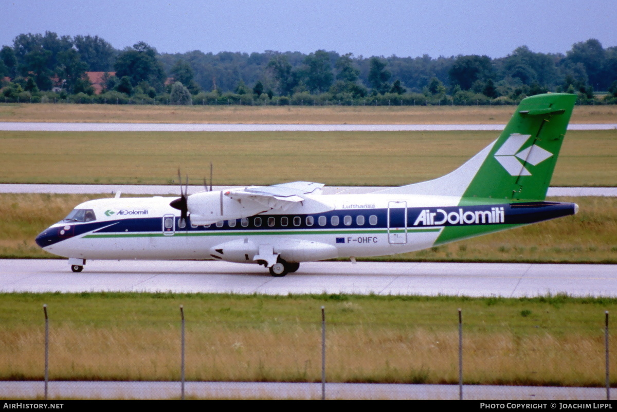 Aircraft Photo of F-OHFC | ATR ATR-42-320 | Air Dolomiti | AirHistory.net #469236